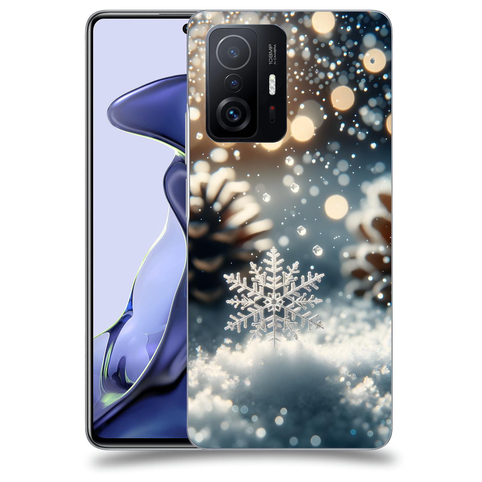 ACOVER Kryt na mobil Xiaomi 11T - Vločka