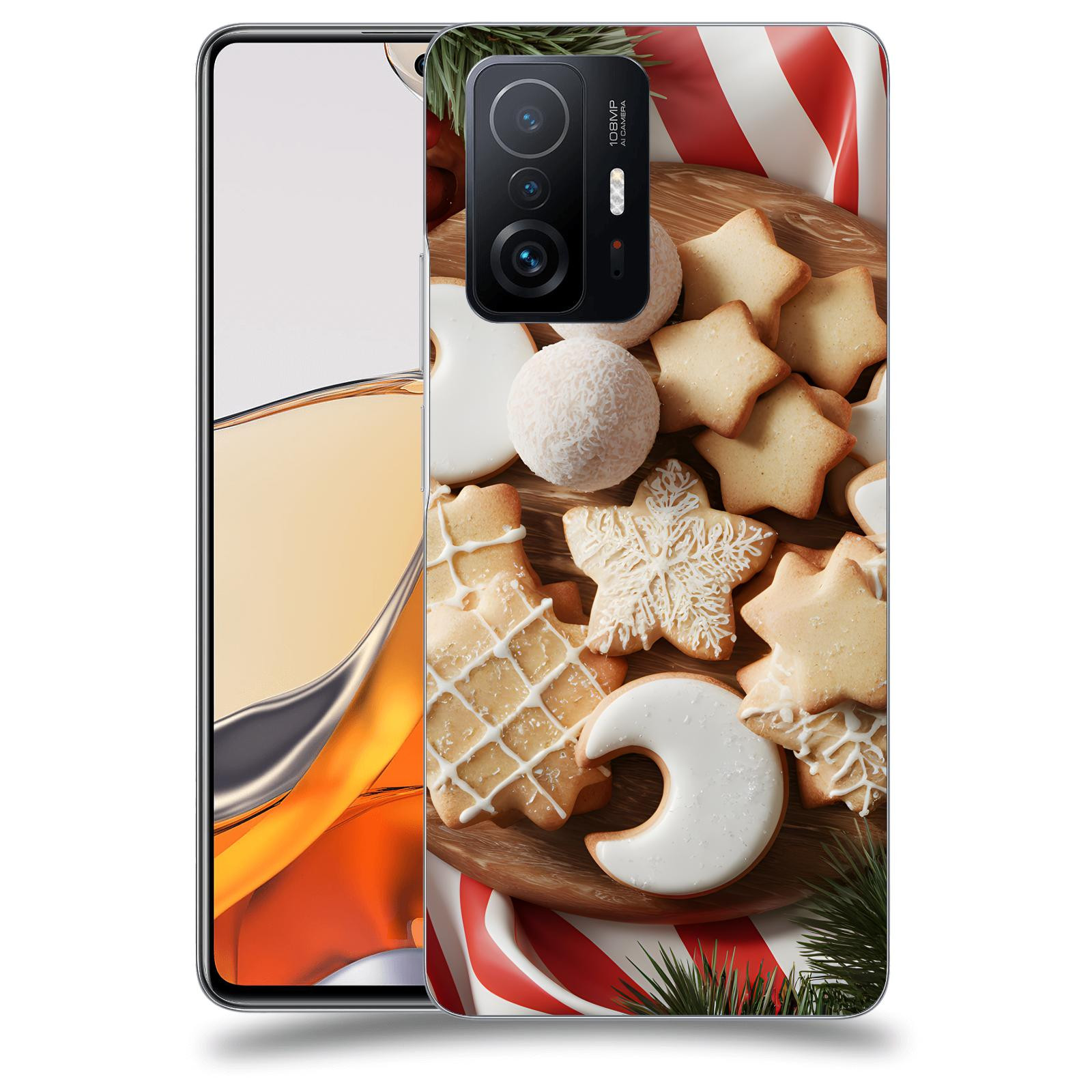 ACOVER Kryt na mobil Xiaomi 11T Pro - Vánoční cukroví 2