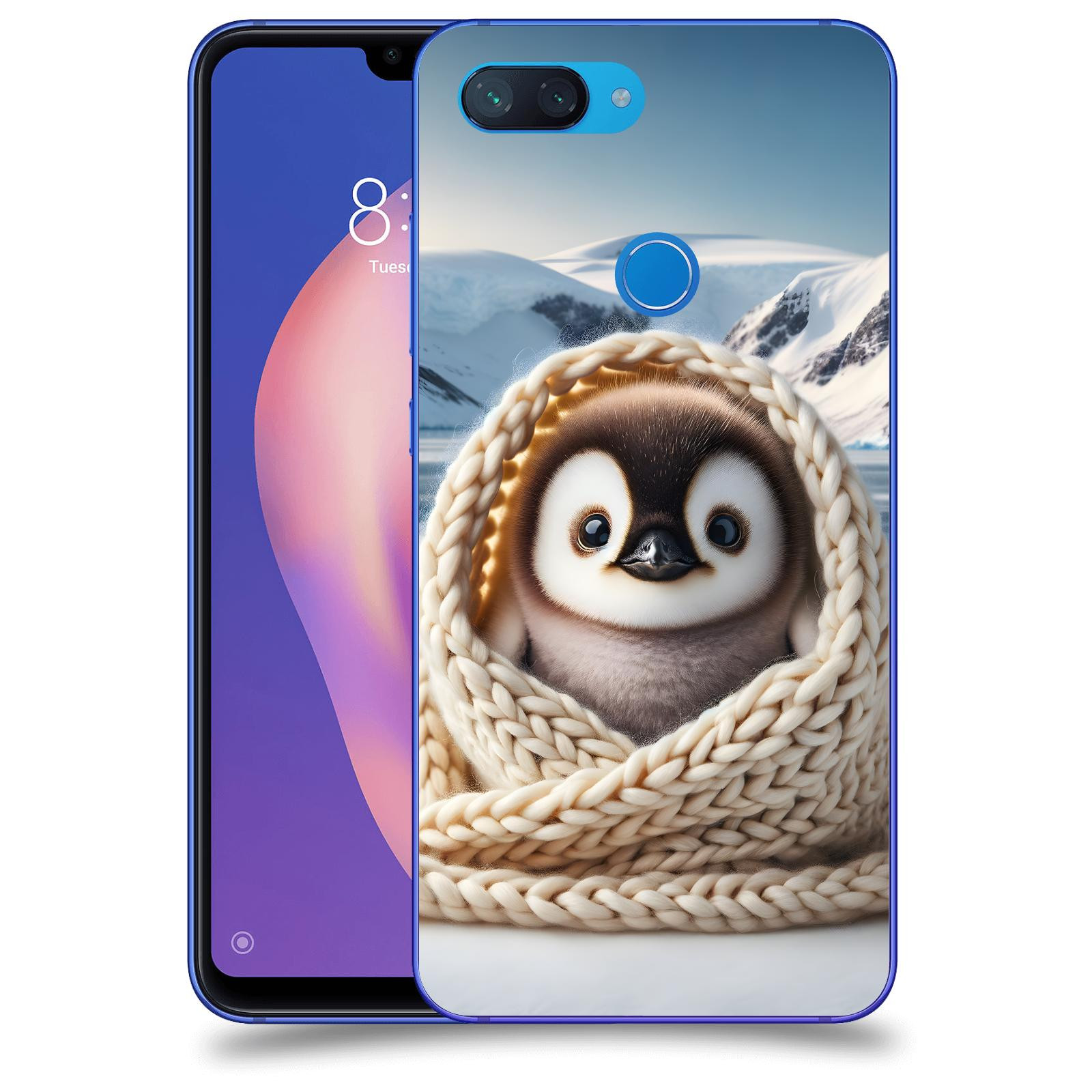 ACOVER Kryt na mobil Xiaomi Mi 8 Lite - Tučňák