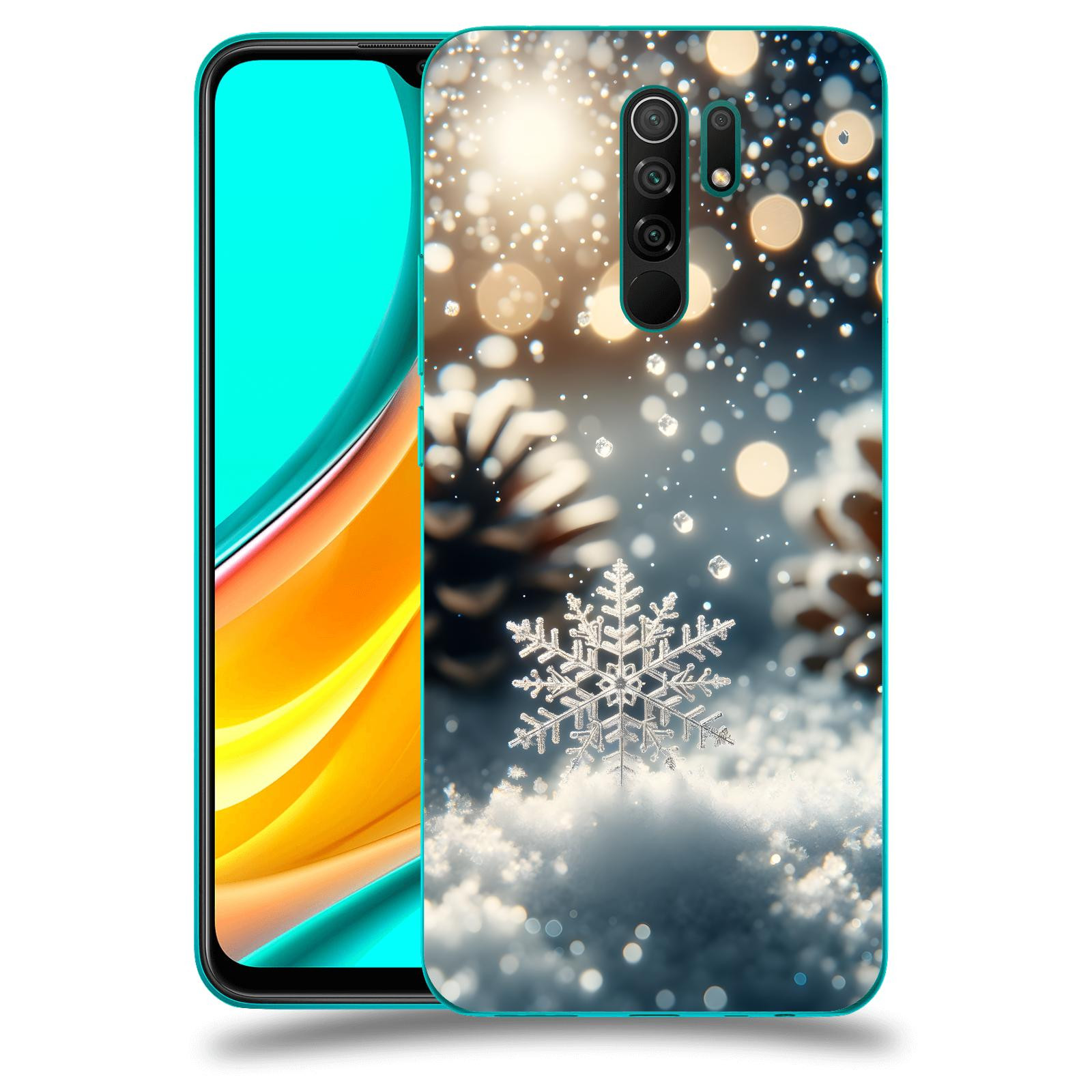 ACOVER Kryt na mobil Xiaomi Mi 9 - Vločka