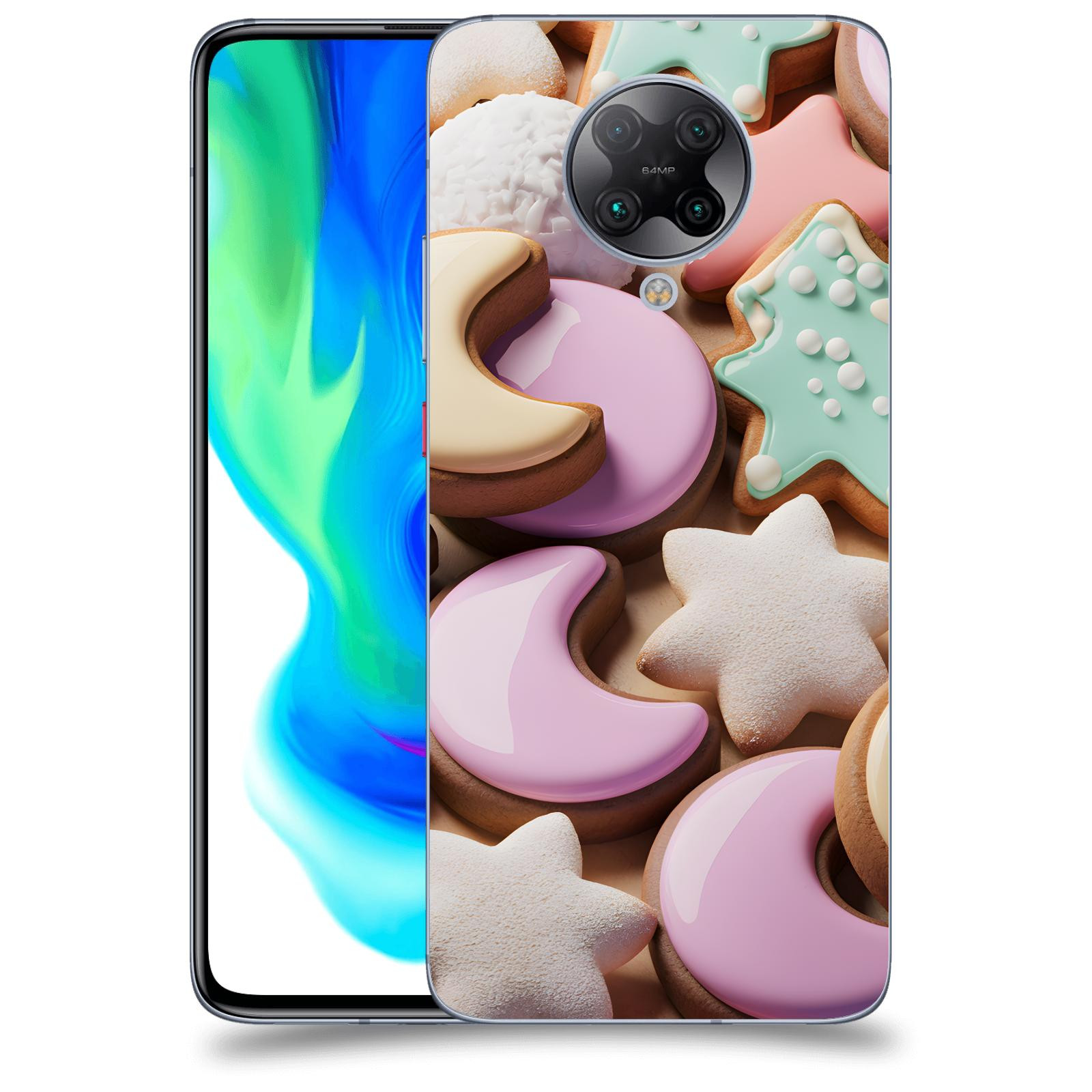 ACOVER Kryt na mobil Xiaomi Poco F2 Pro - Vánoční cukroví