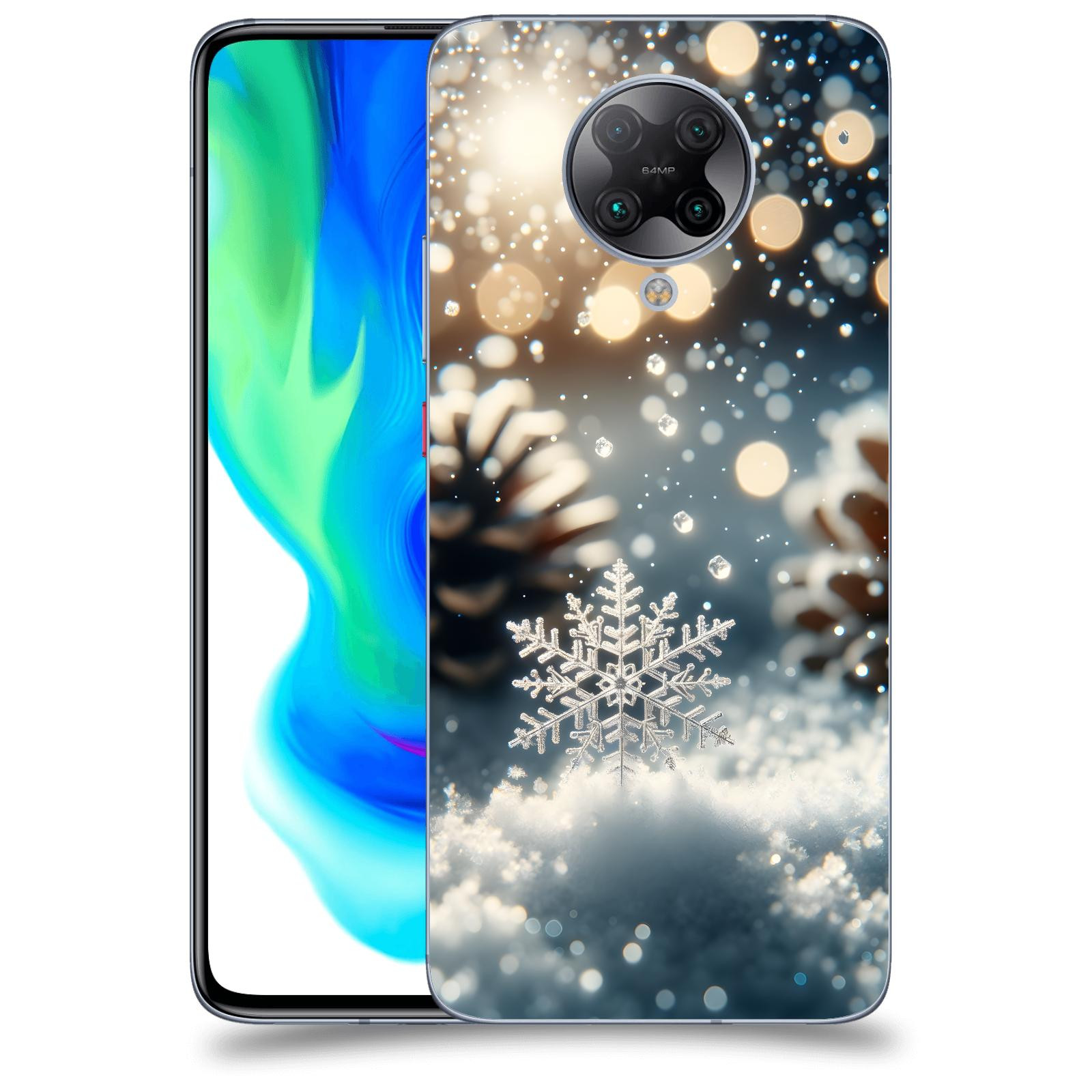 ACOVER Kryt na mobil Xiaomi Poco F2 Pro - Vločka