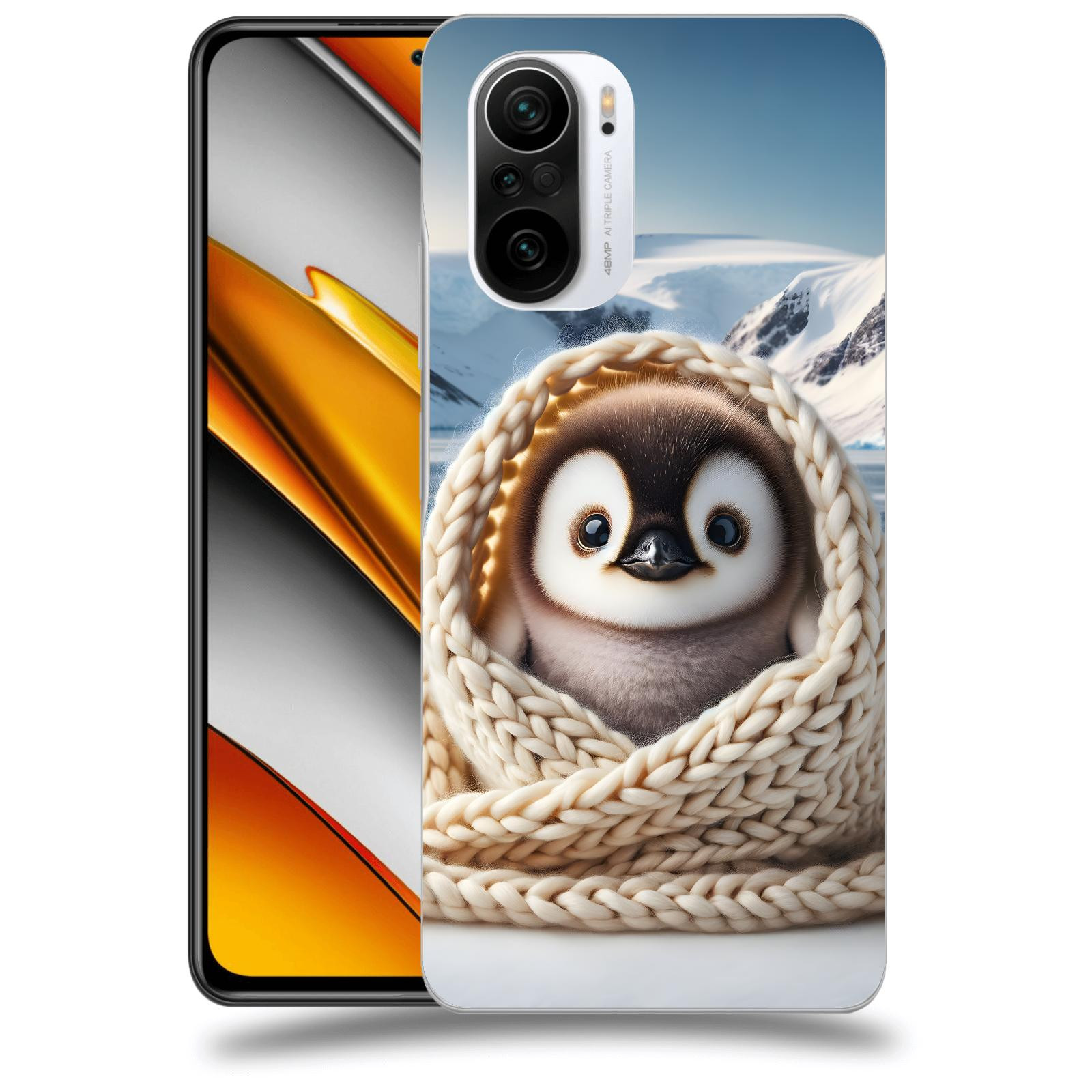 ACOVER Kryt na mobil Xiaomi Poco F3 - Tučňák