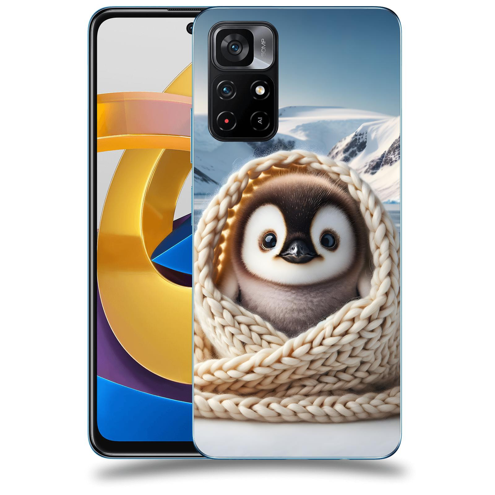 ACOVER Kryt na mobil Xiaomi Poco M4 Pro - Tučňák