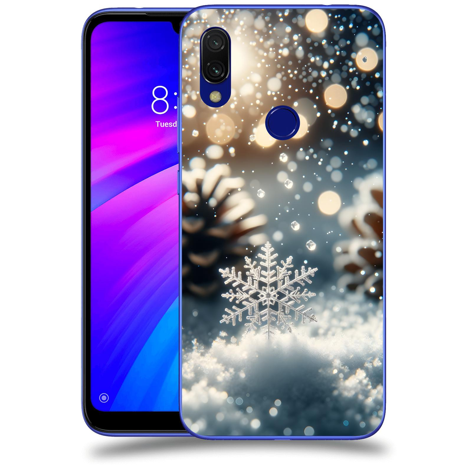 ACOVER Kryt na mobil Xiaomi Redmi 7 - Vločka