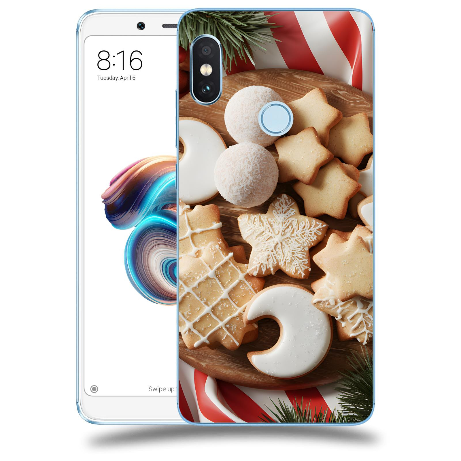 ACOVER Kryt na mobil Xiaomi Redmi Note 5 Global - Vánoční cukroví 2