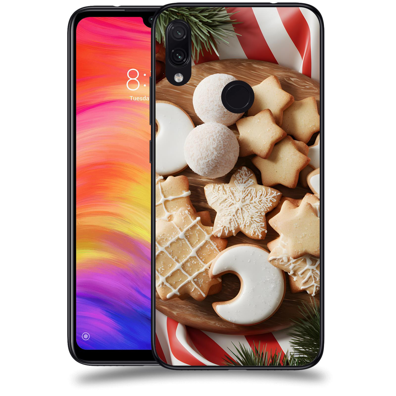 ACOVER Kryt na mobil Xiaomi Redmi Note 7 - Vánoční cukroví 2