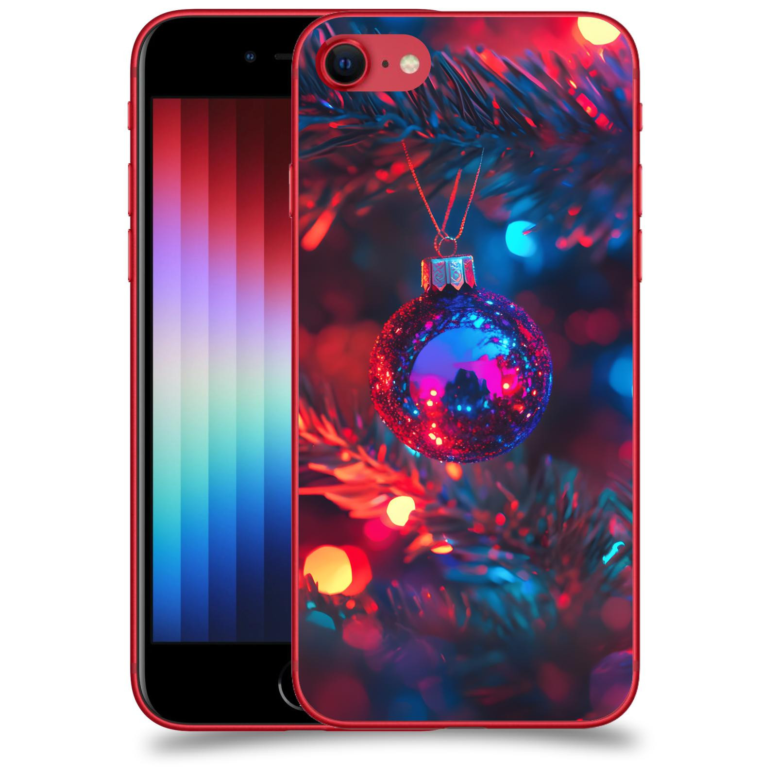 ACOVER Kryt na mobil Apple iPhone SE 2022 - Vánoční ozdoba