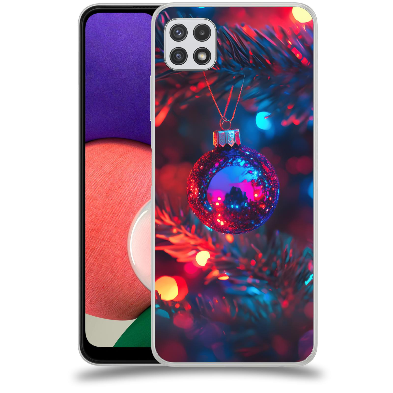 ACOVER Kryt na mobil Samsung Galaxy A22 A225F - Vánoční ozdoba