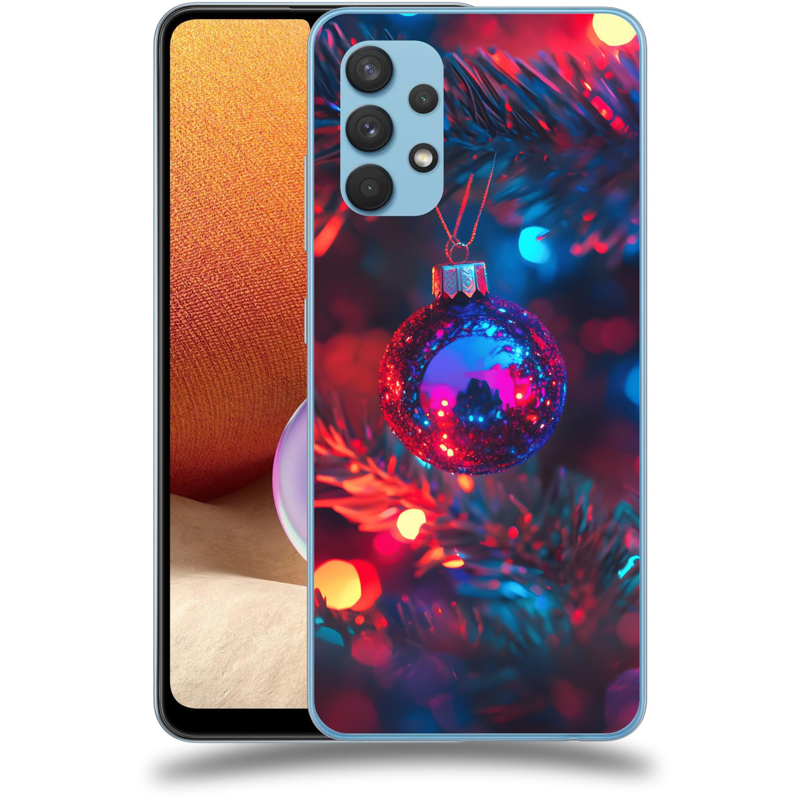 ACOVER Kryt na mobil Samsung Galaxy A32 4G SM-A325F - Vánoční ozdoba