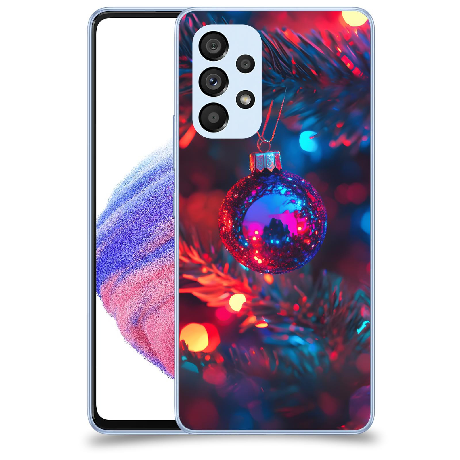 ACOVER Kryt na mobil Samsung Galaxy A32 5G A326B - Vánoční ozdoba