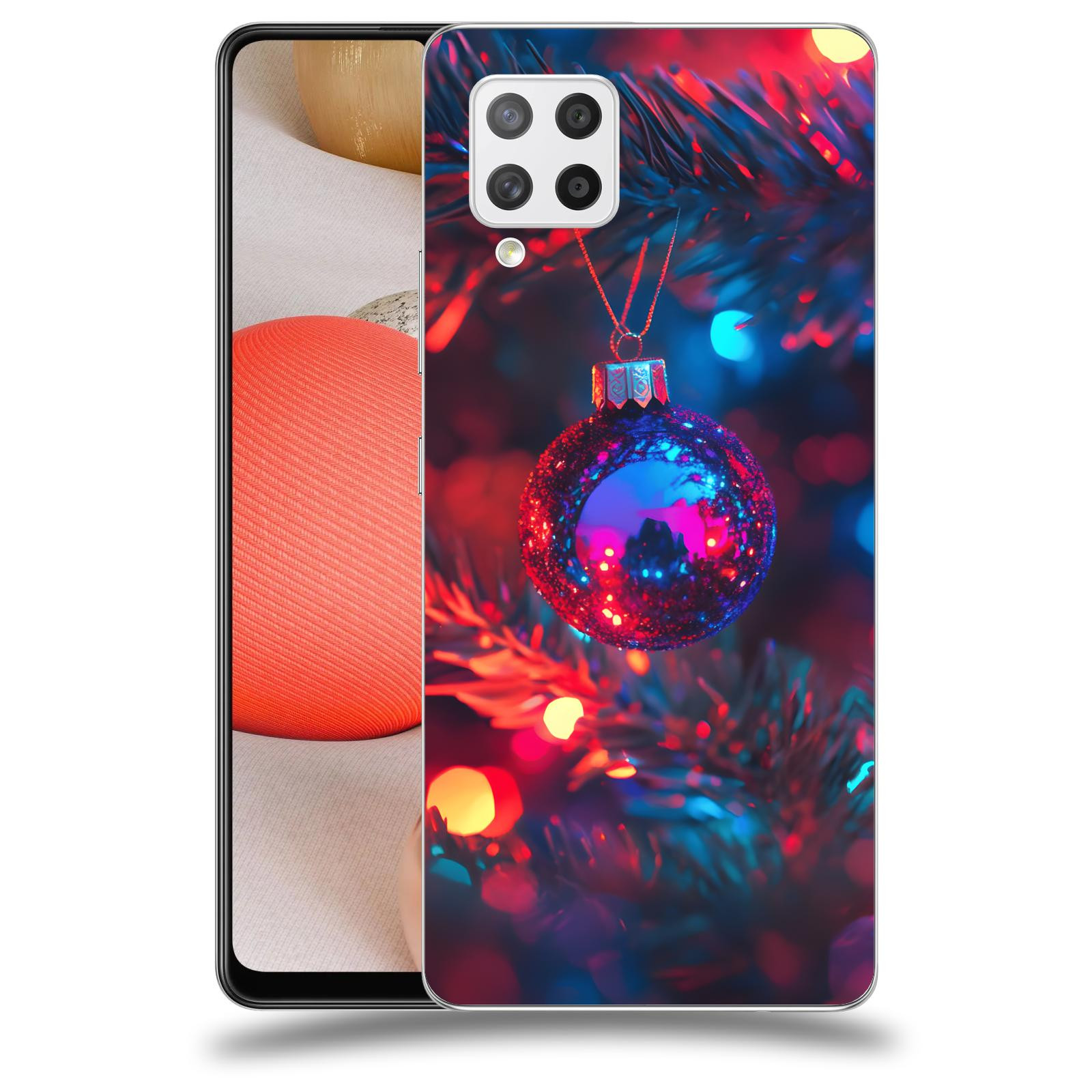 ACOVER Kryt na mobil Samsung Galaxy A42 A426B - Vánoční ozdoba