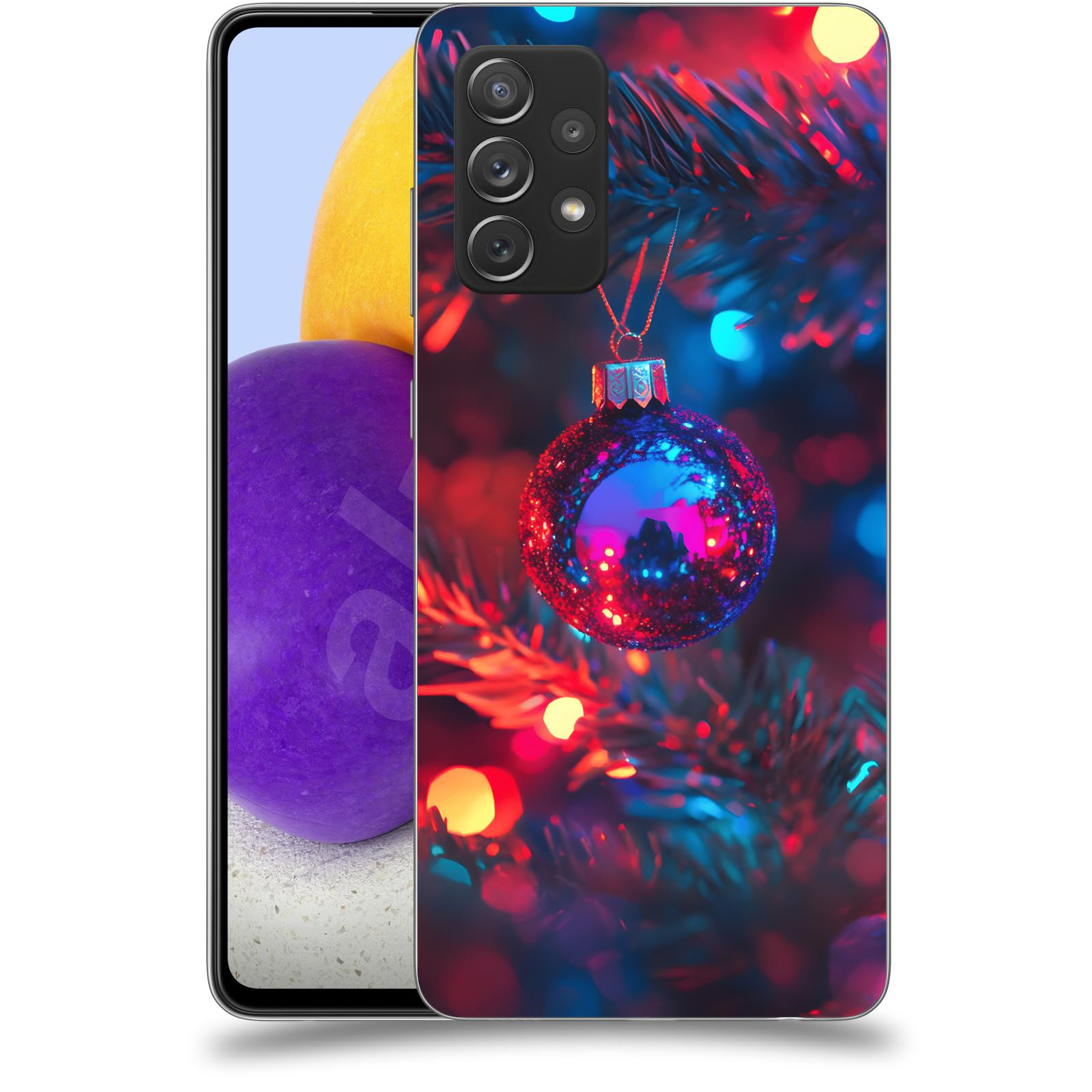 ACOVER Kryt na mobil Samsung Galaxy A72 A725F - Vánoční ozdoba