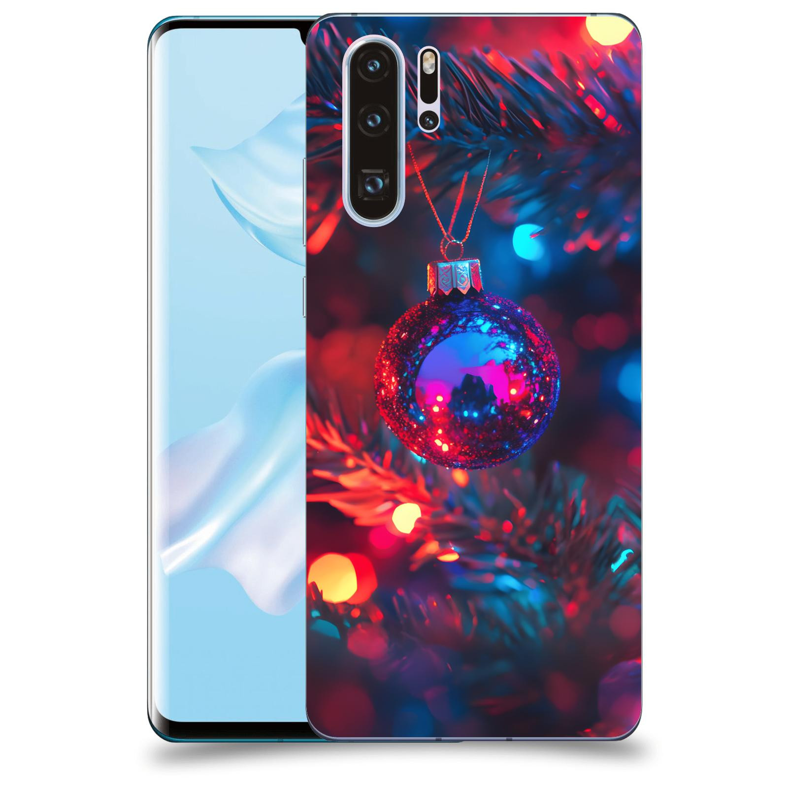 ACOVER Kryt na mobil Huawei P30 - Vánoční ozdoba