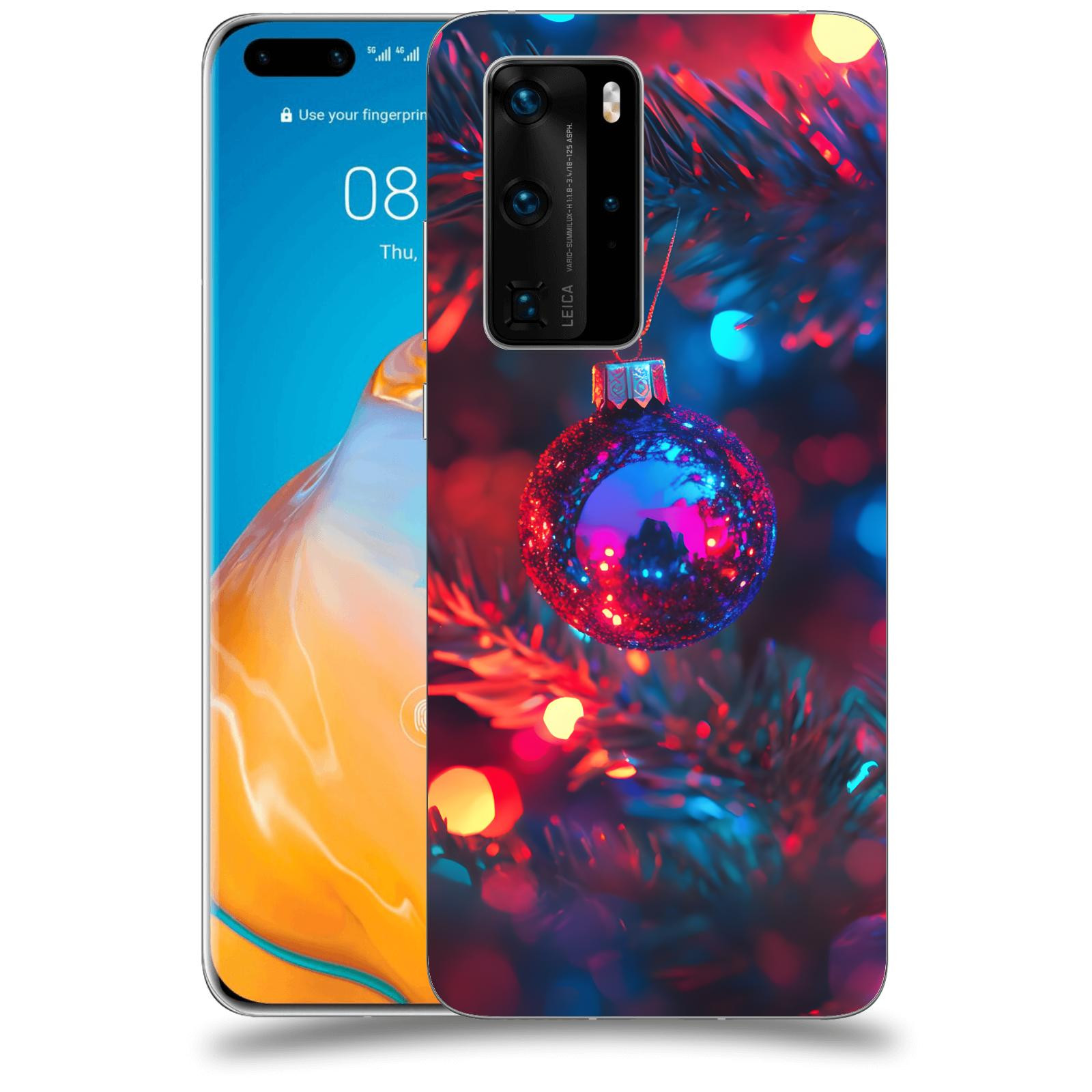 ACOVER Kryt na mobil Huawei P40 - Vánoční ozdoba