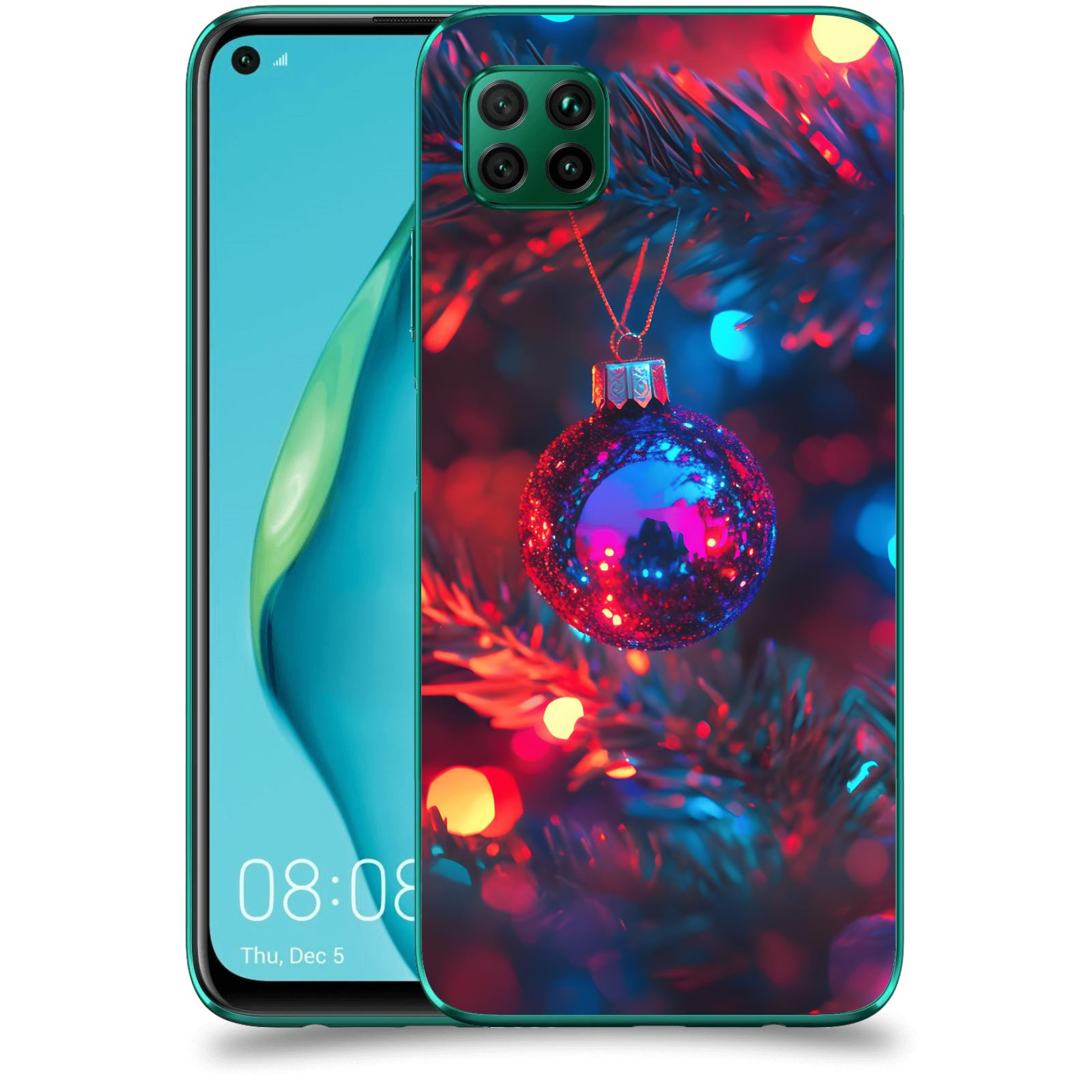 ACOVER Kryt na mobil Huawei P40 Lite - Vánoční ozdoba