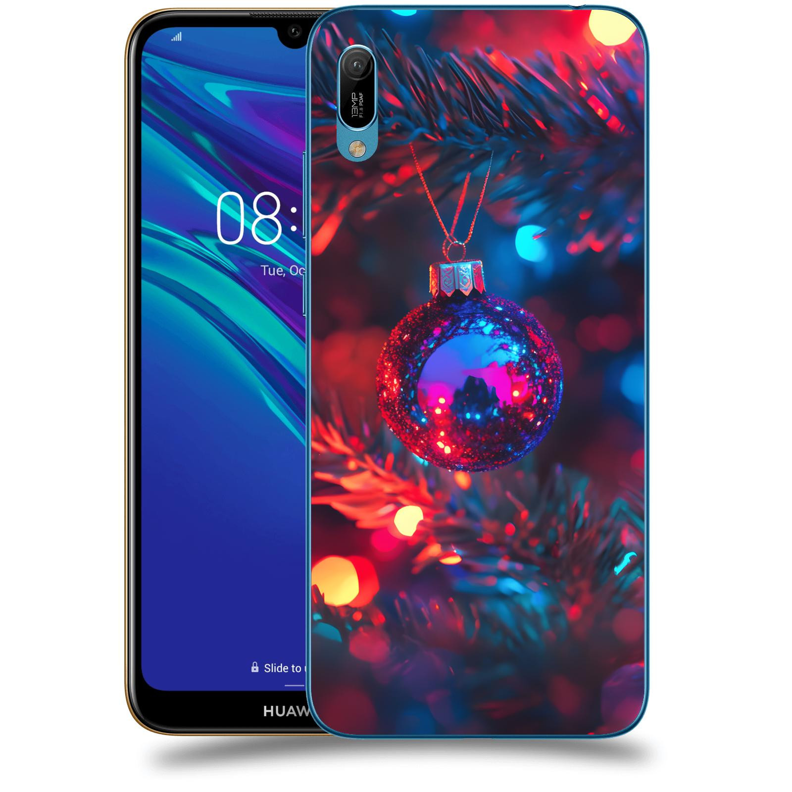 ACOVER Kryt na mobil Huawei Y6 2019 - Vánoční ozdoba