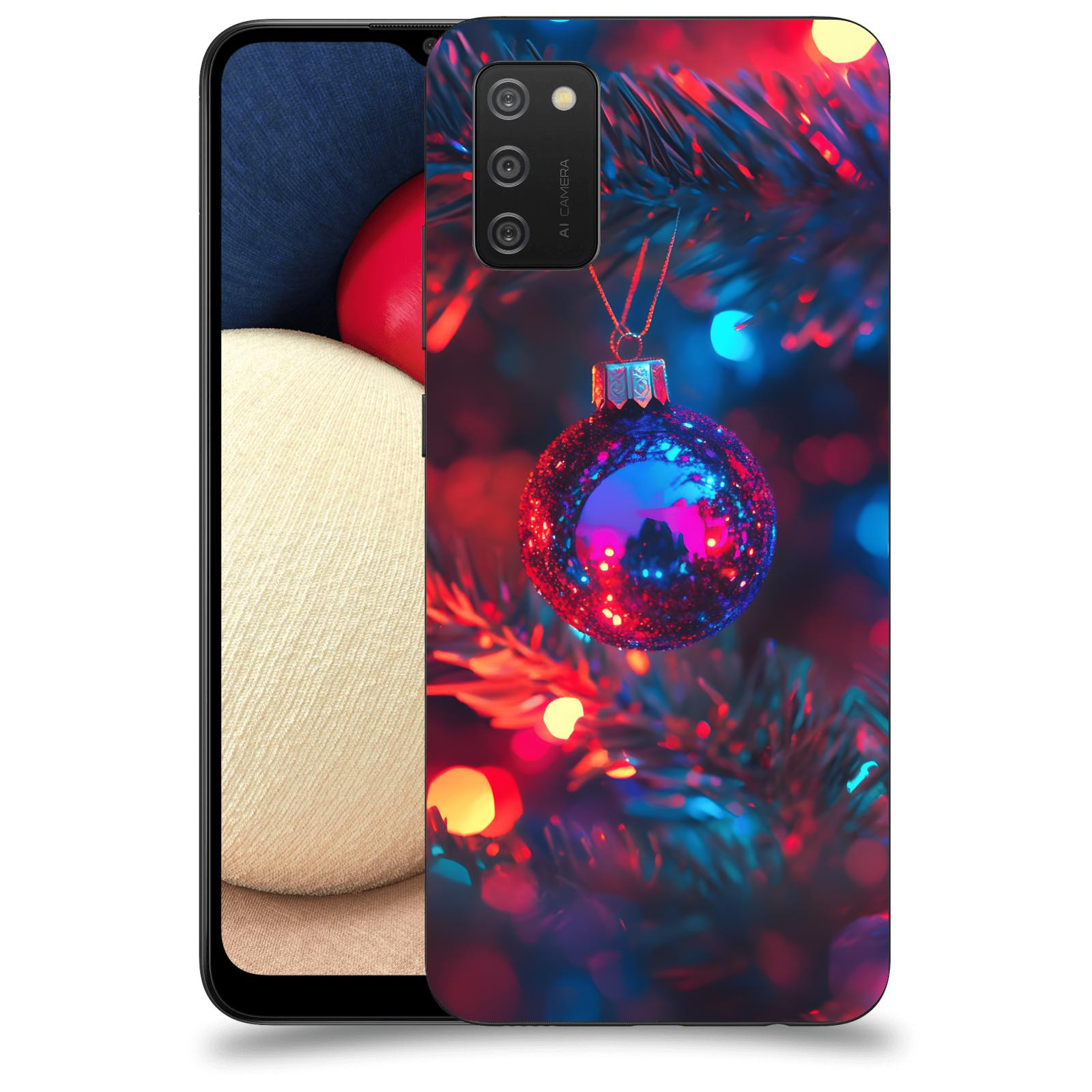 ACOVER Kryt na mobil Samsung Galaxy A02s A025G - Vánoční ozdoba