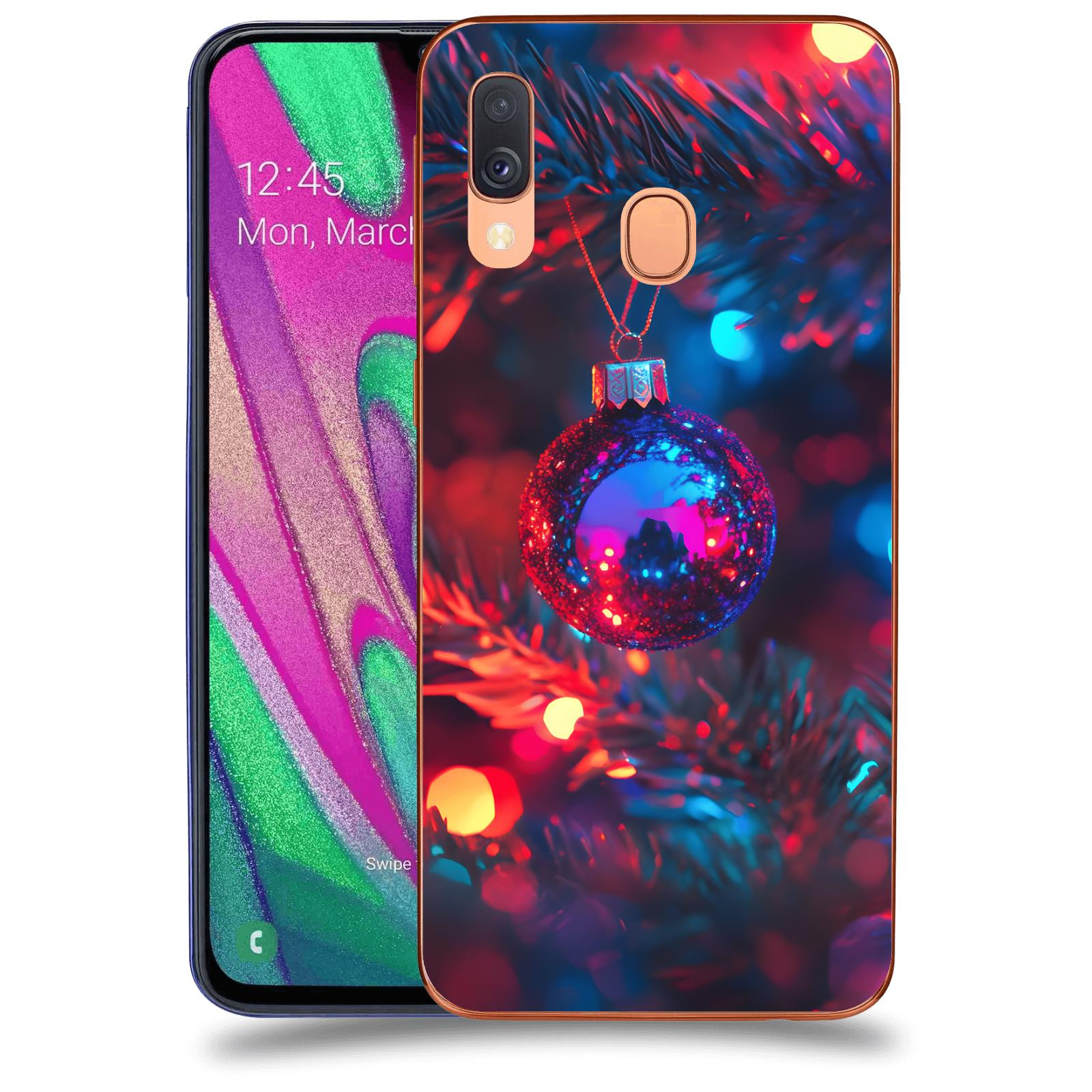 ACOVER Kryt na mobil Samsung Galaxy A40 A405F - Vánoční ozdoba
