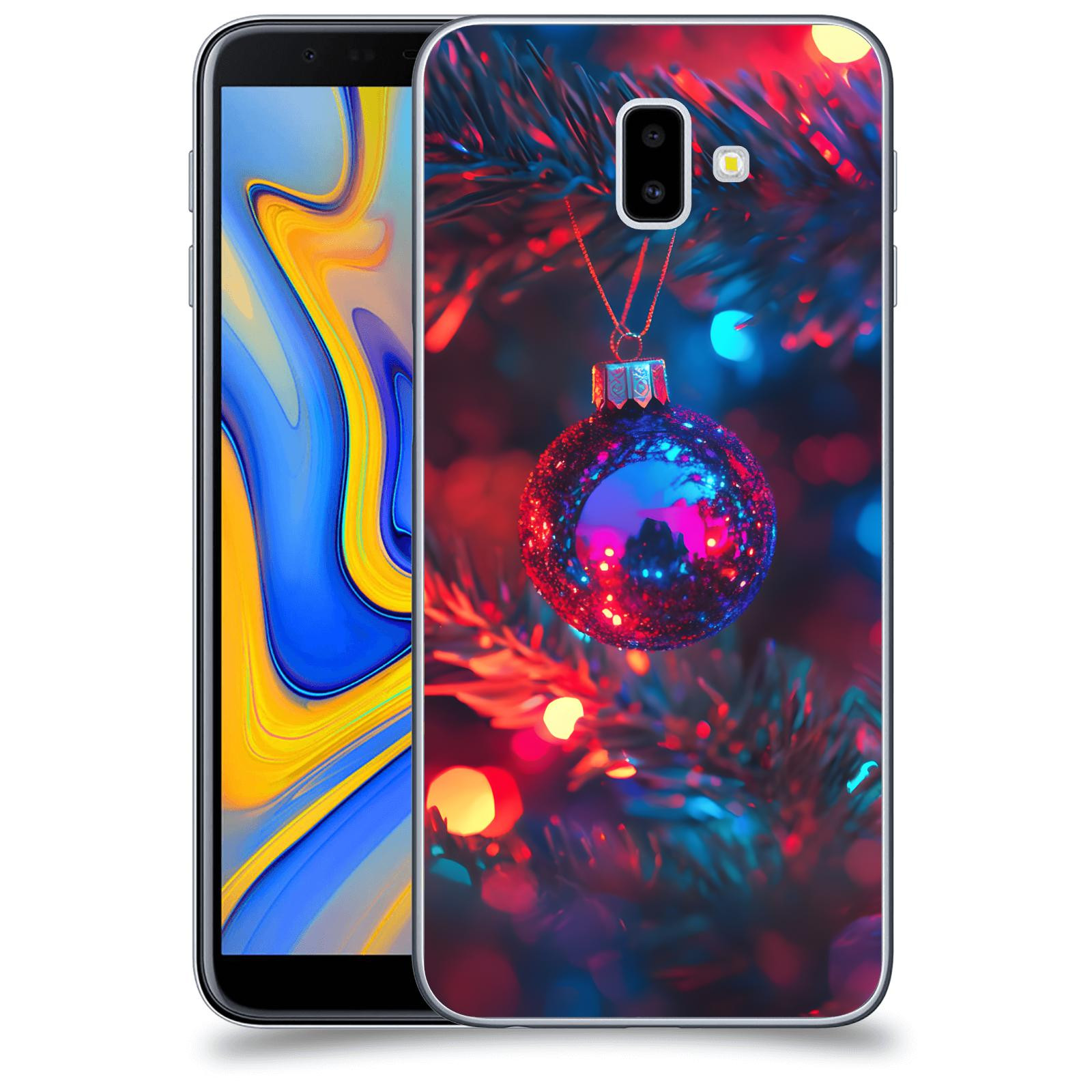 ACOVER Kryt na mobil Samsung Galaxy J6+ J610F - Vánoční ozdoba