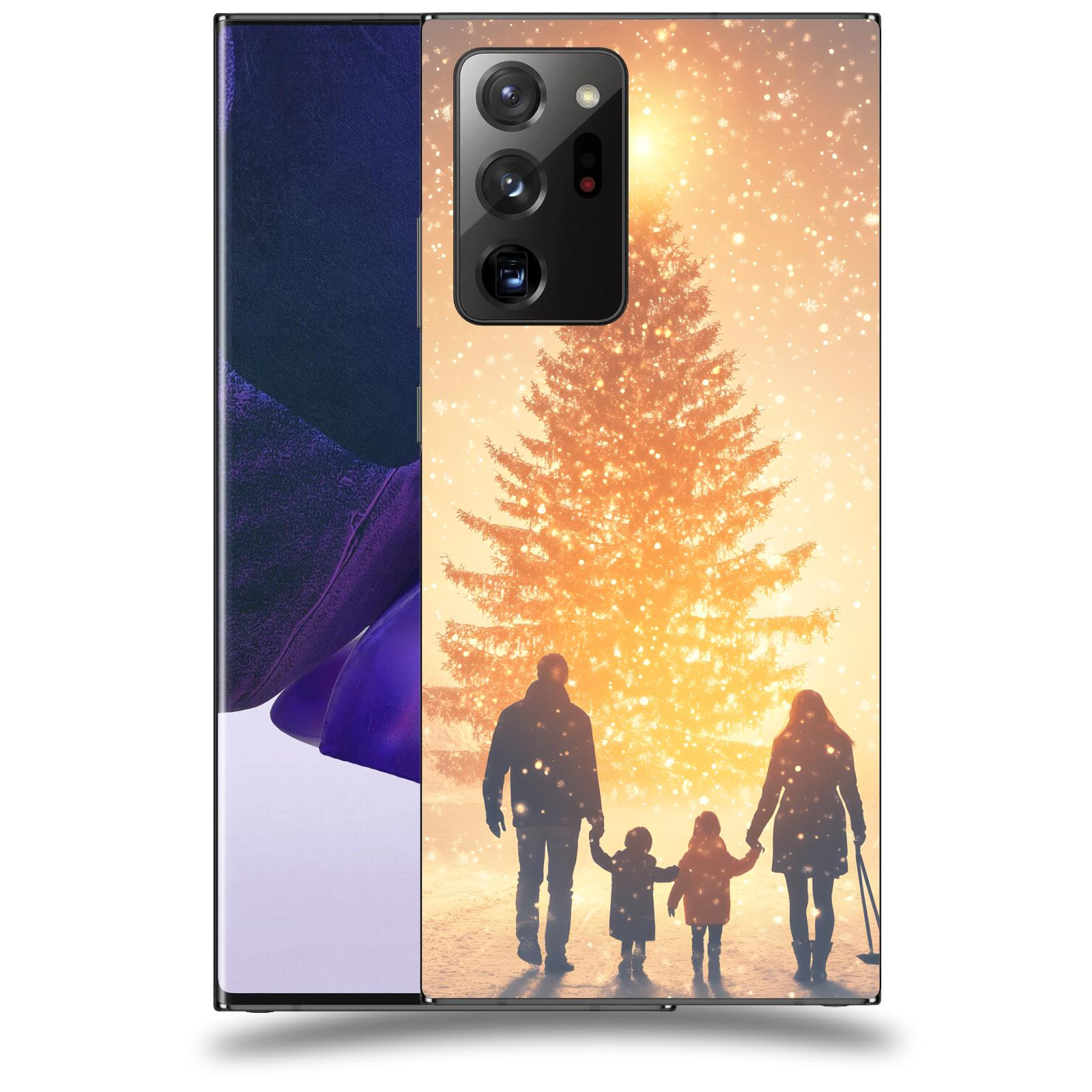 ACOVER Kryt na mobil Samsung Galaxy Note 20 Ultra - Family at the Christmas tree
