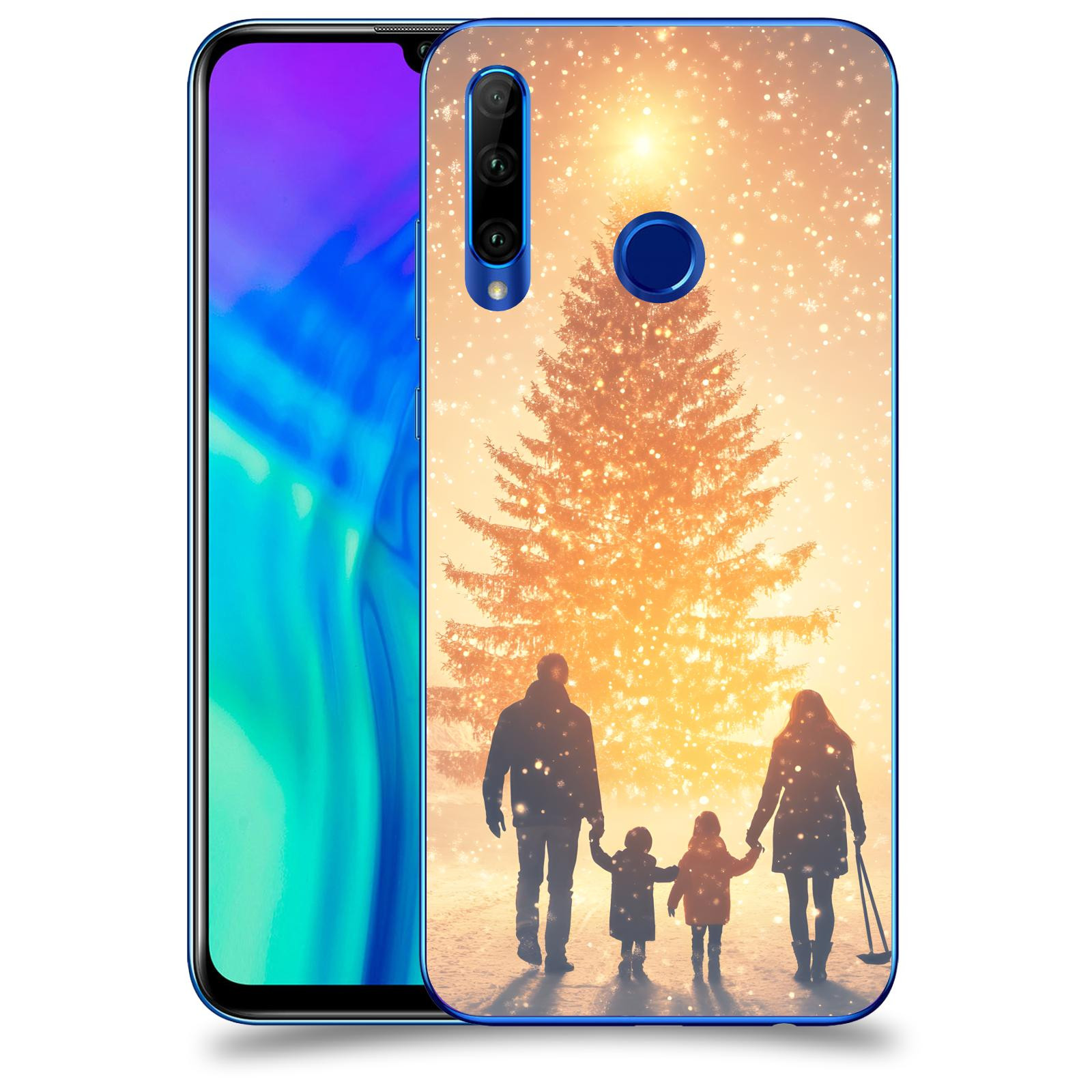 ACOVER Kryt na mobil Honor 20 Lite - Family at the Christmas tree