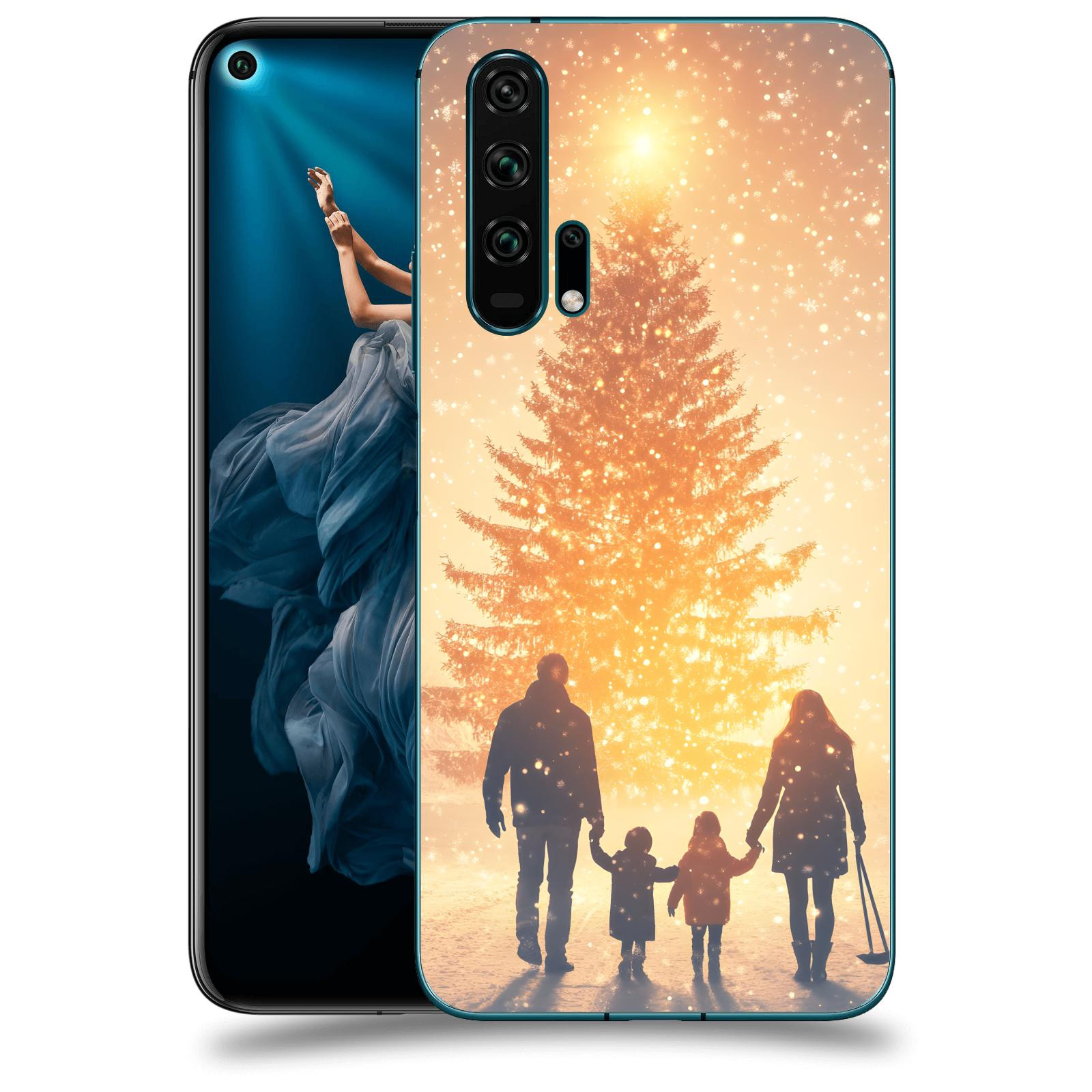 ACOVER Kryt na mobil Honor 20 Pro - Family at the Christmas tree