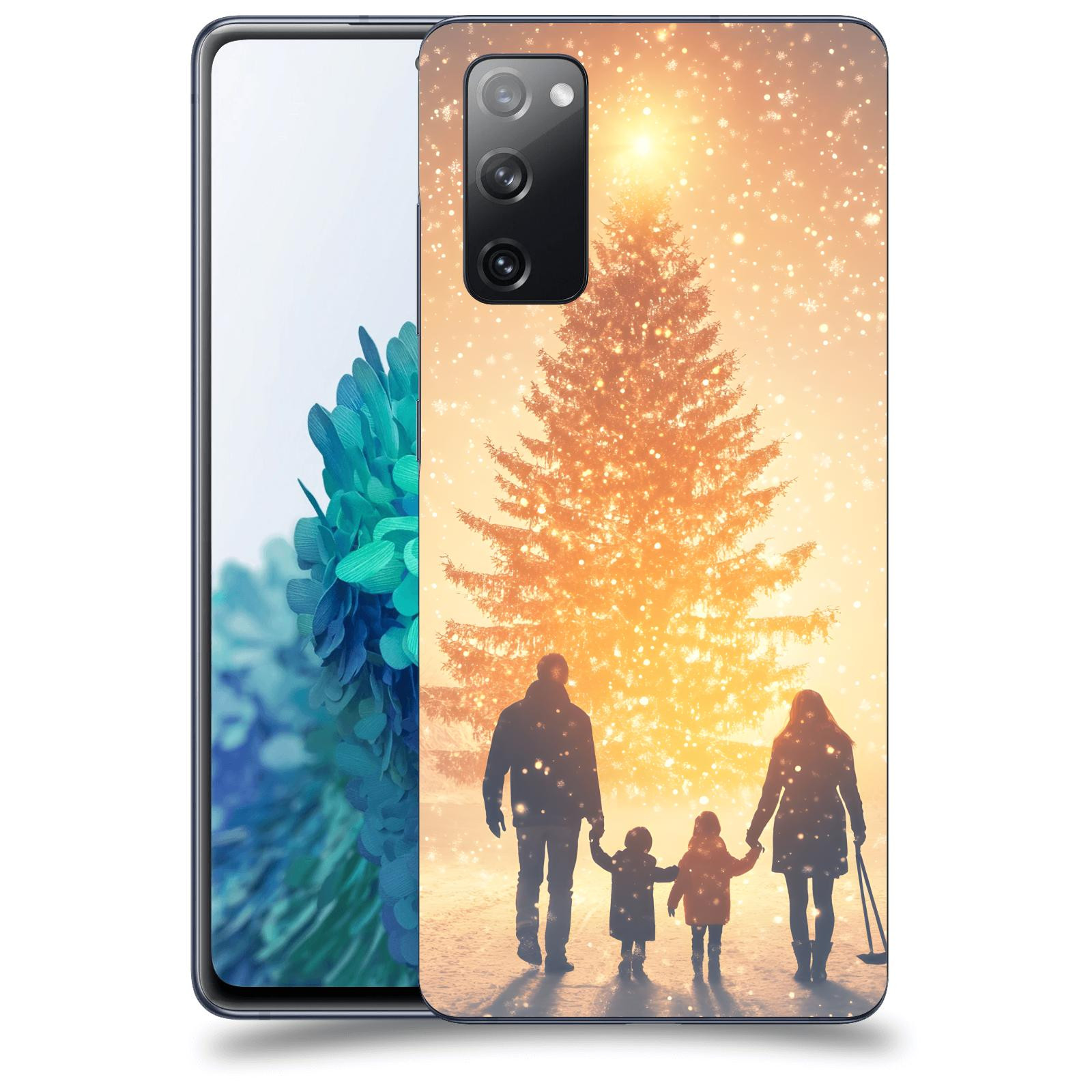 ACOVER Kryt na mobil Samsung Galaxy S20 FE - Family at the Christmas tree