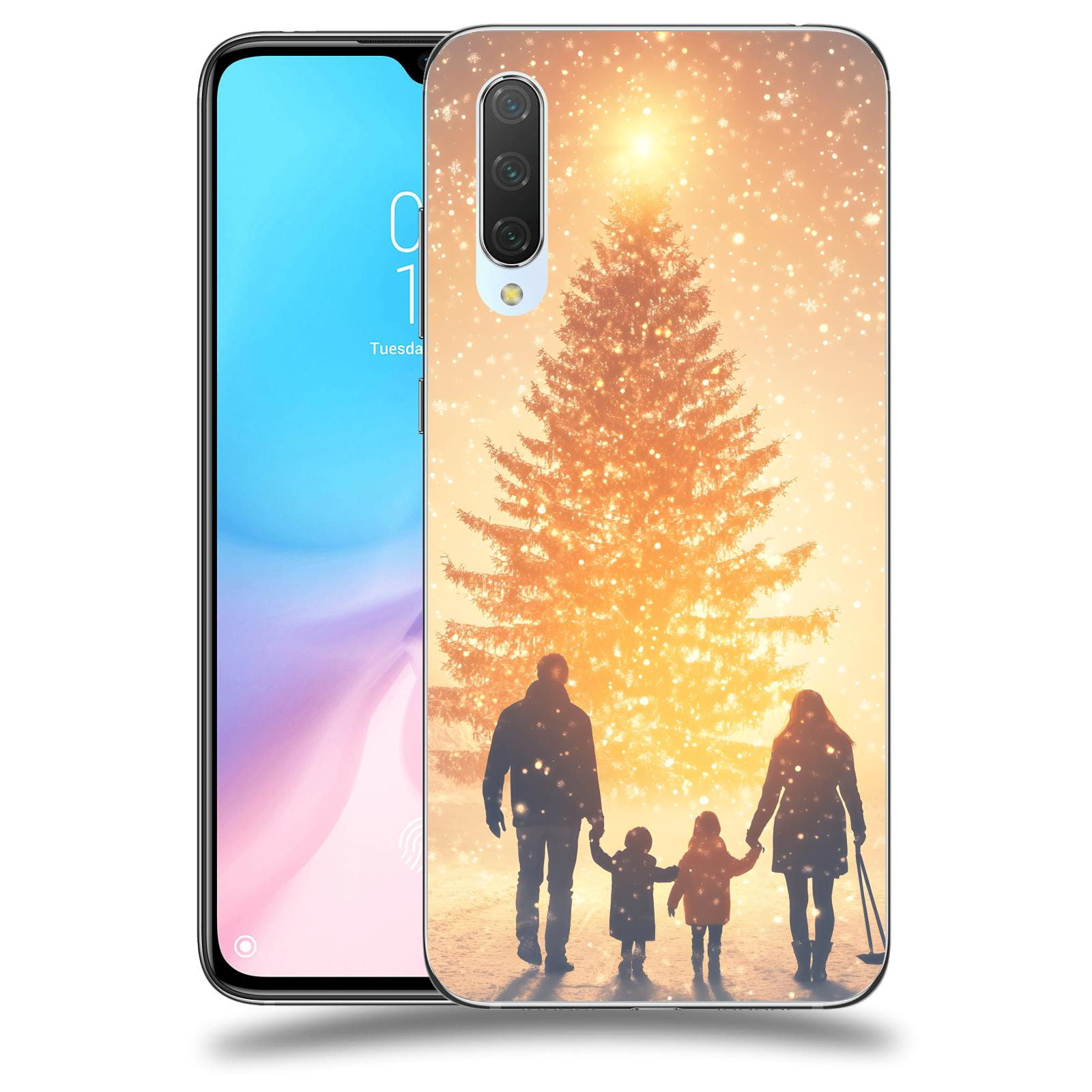 ACOVER Kryt na mobil Xiaomi Mi 9 Lite - Family at the Christmas tree