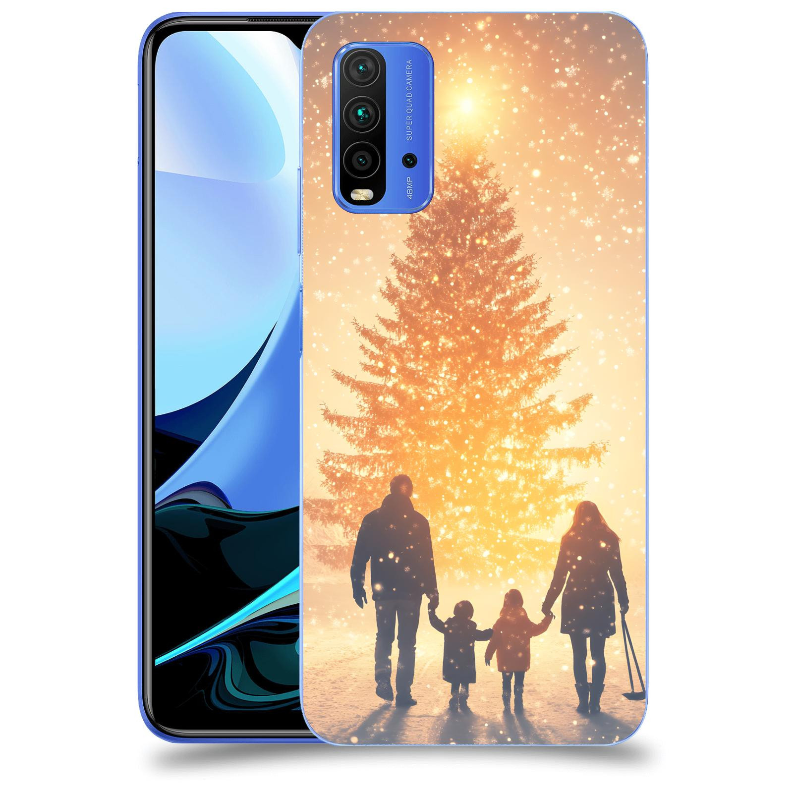 ACOVER Kryt na mobil Xiaomi Mi 9T (Pro) - Family at the Christmas tree