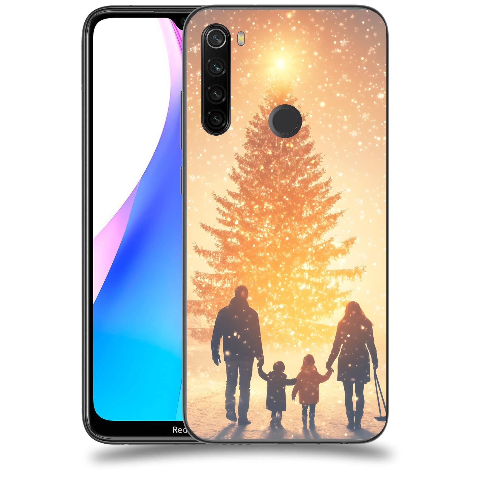 ACOVER Kryt na mobil Xiaomi Redmi Note 8T - Family at the Christmas tree