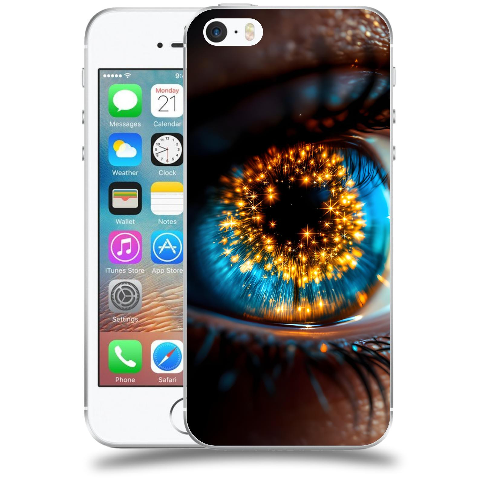 ACOVER Kryt na mobil Apple iPhone 5/5S/SE - Sparkle in the eye