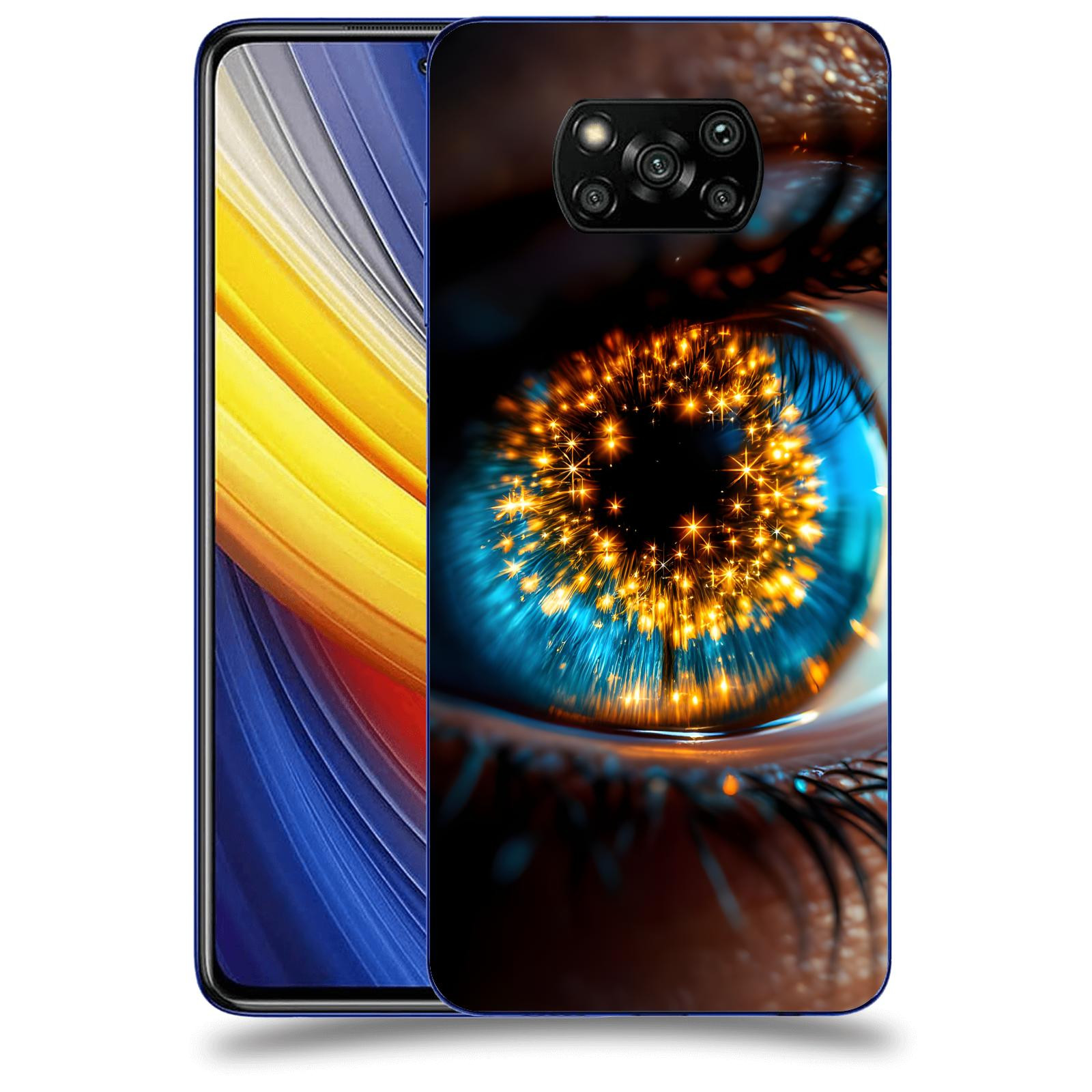 ACOVER Kryt na mobil Xiaomi Poco X3 Pro - Sparkle in the eye