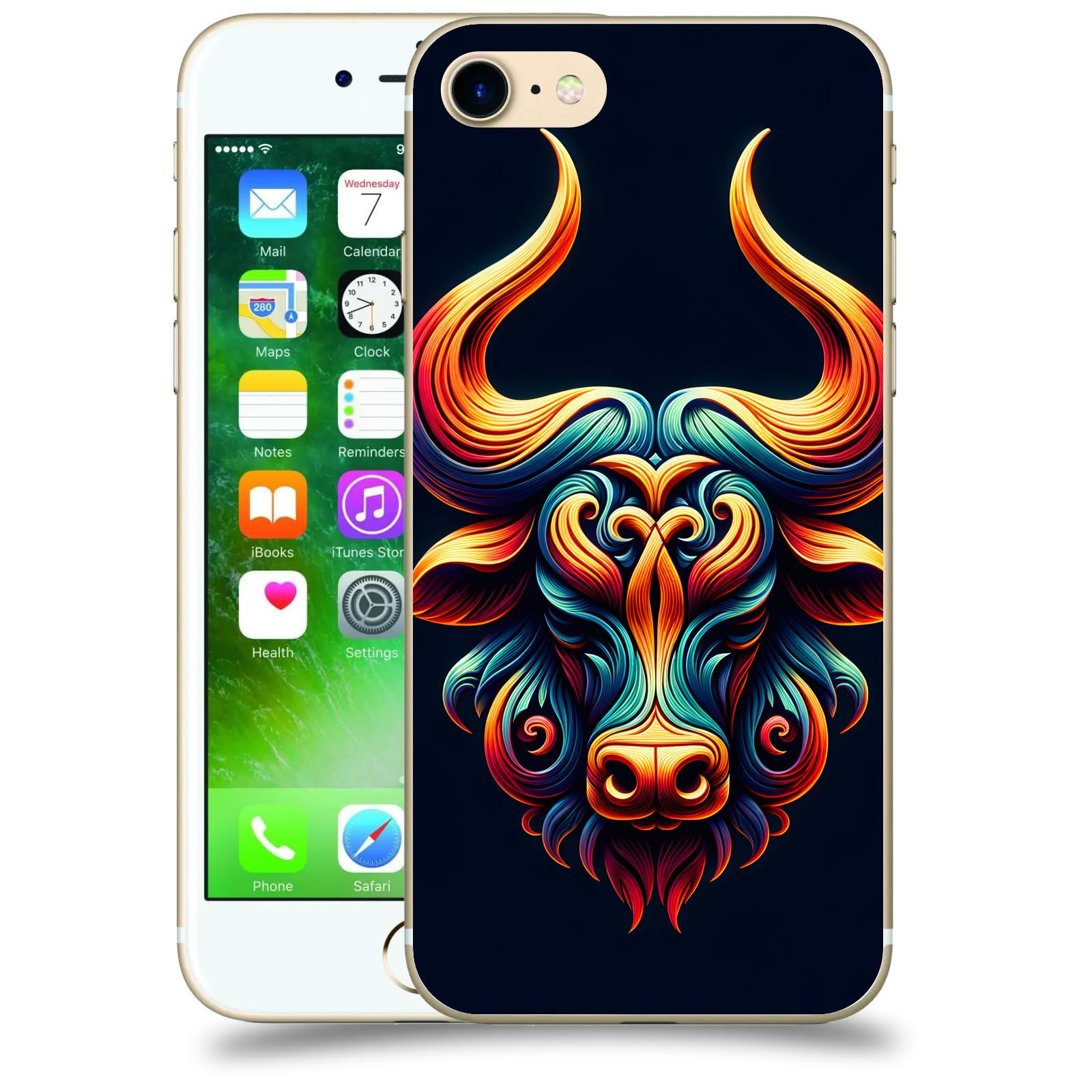 ACOVER Kryt na mobil Apple iPhone 7 - Býk