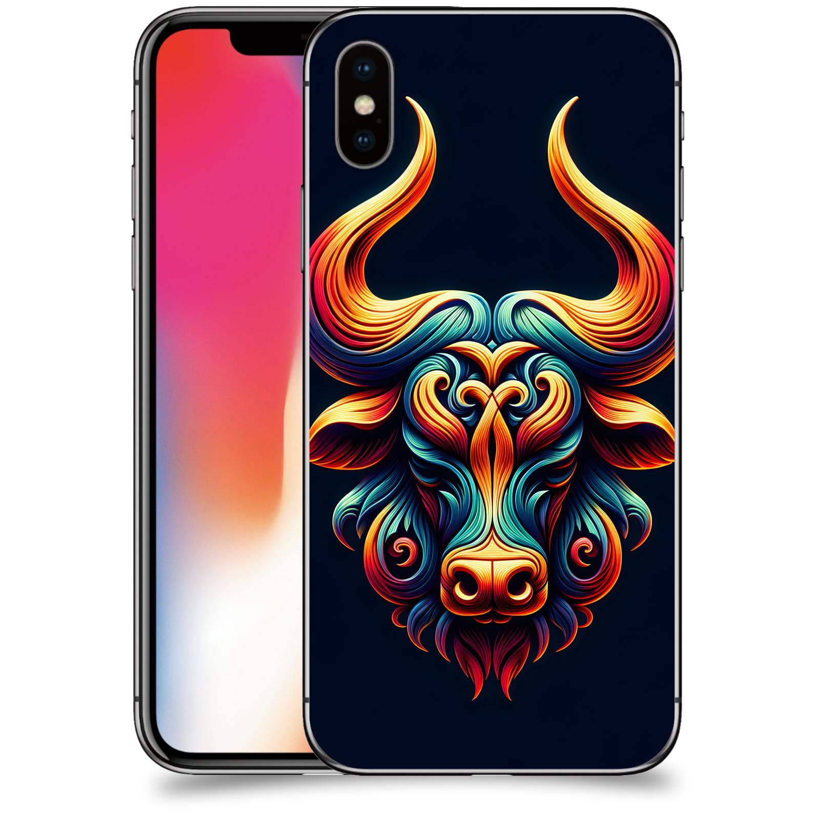 ACOVER Kryt na mobil Apple iPhone X/XS - Býk