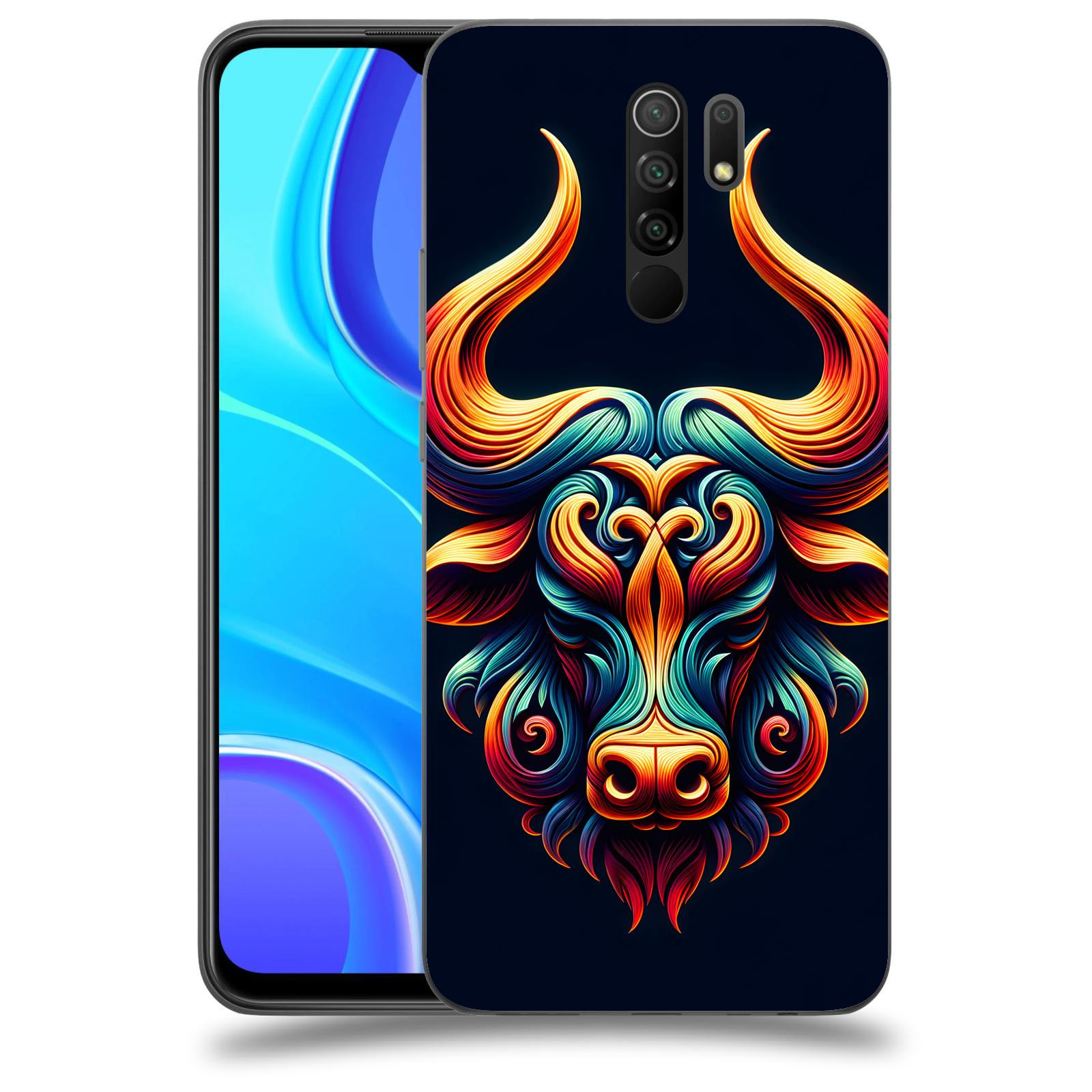 ACOVER Kryt na mobil Xiaomi Redmi 9 - Býk