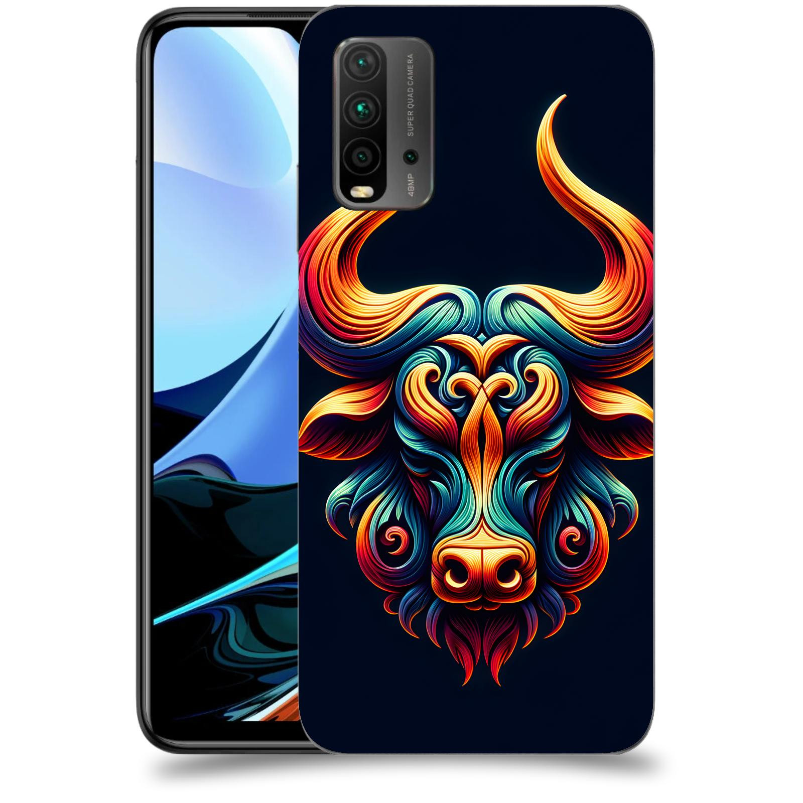 ACOVER Kryt na mobil Xiaomi Redmi 9T - Býk