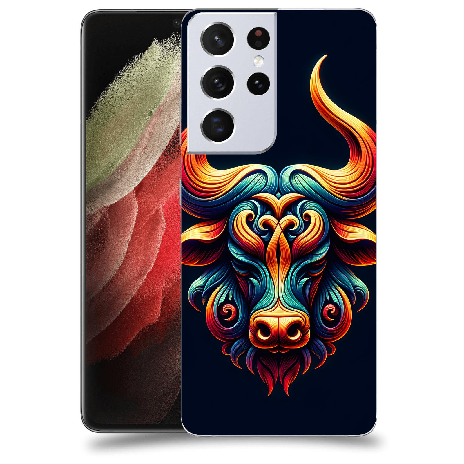 ACOVER Kryt na mobil Samsung Galaxy S21 Ultra 5G G998B - Býk
