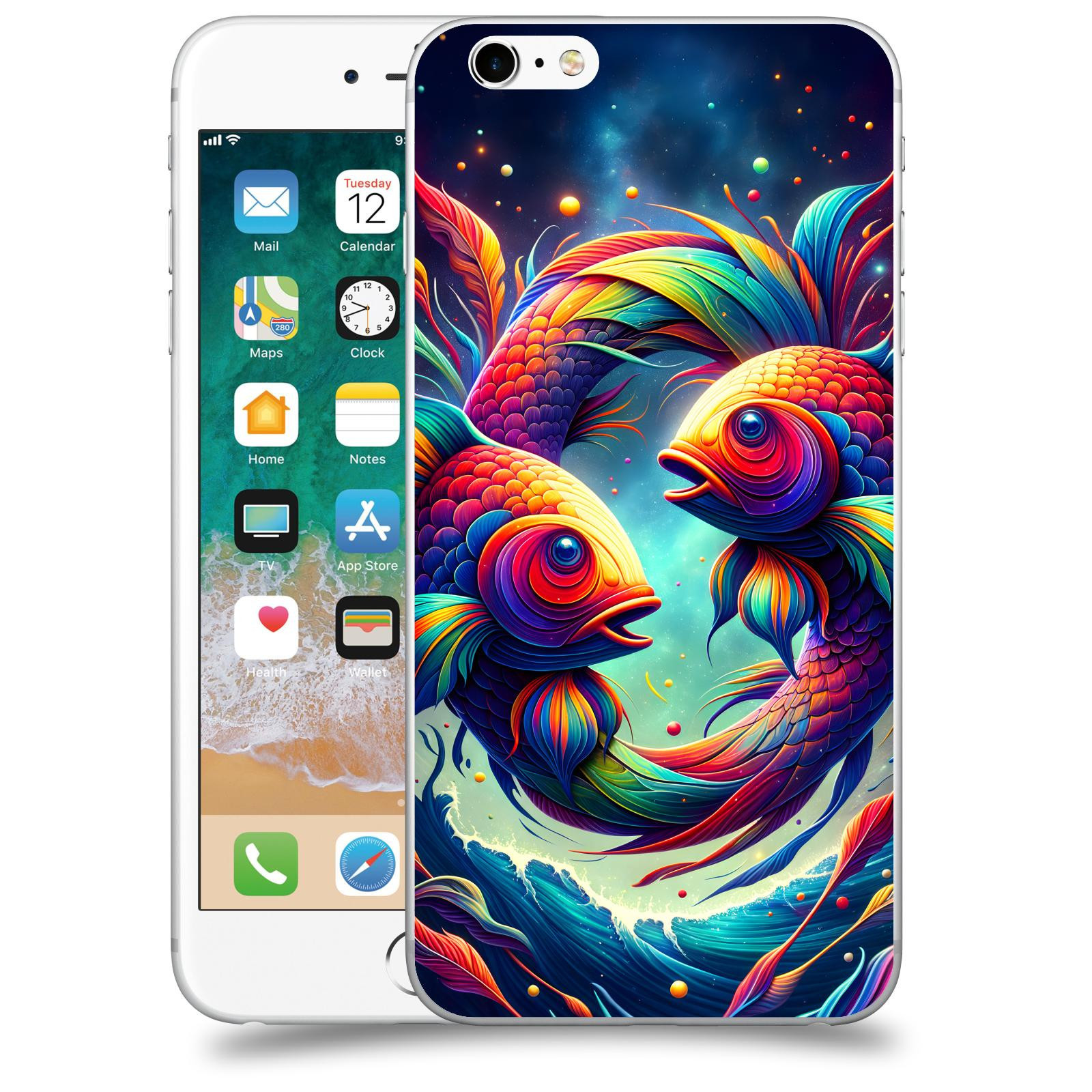 ACOVER Kryt na mobil Apple iPhone 6 Plus/6S Plus - Ryby