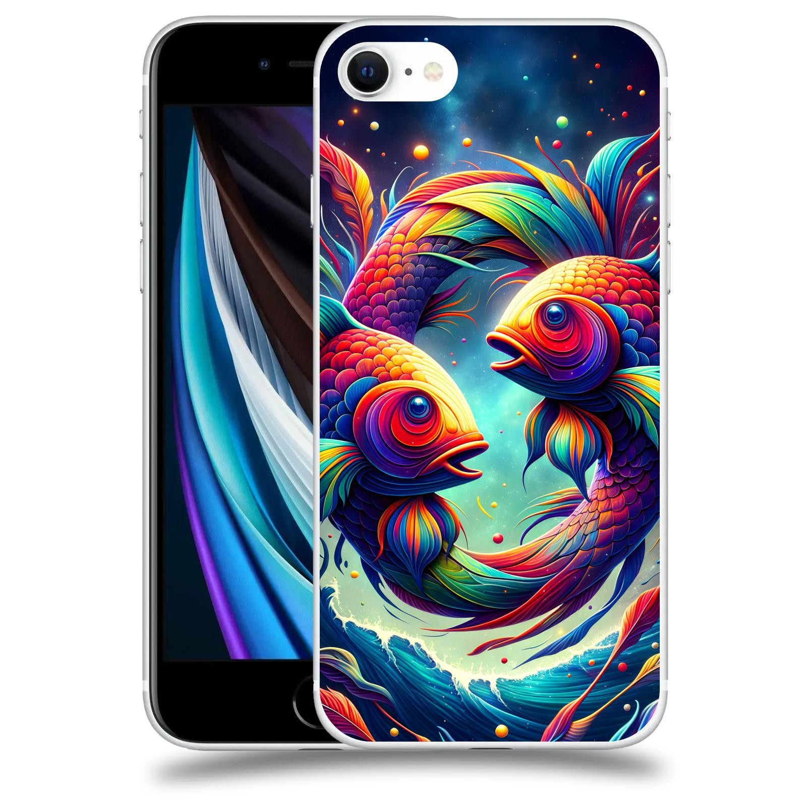 ACOVER Kryt na mobil Apple iPhone SE 2020 - Ryby