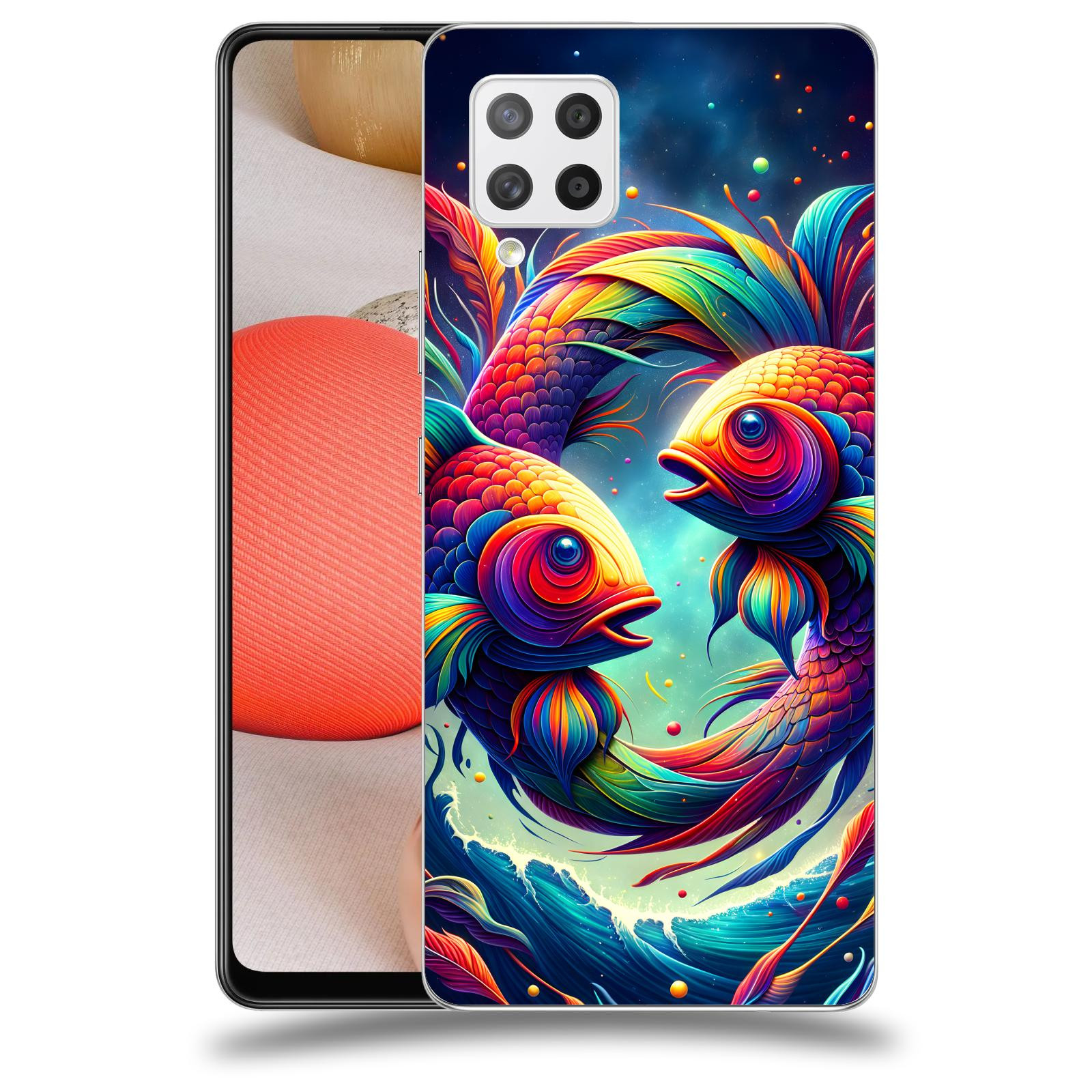 ACOVER Kryt na mobil Samsung Galaxy A42 A426B - Ryby
