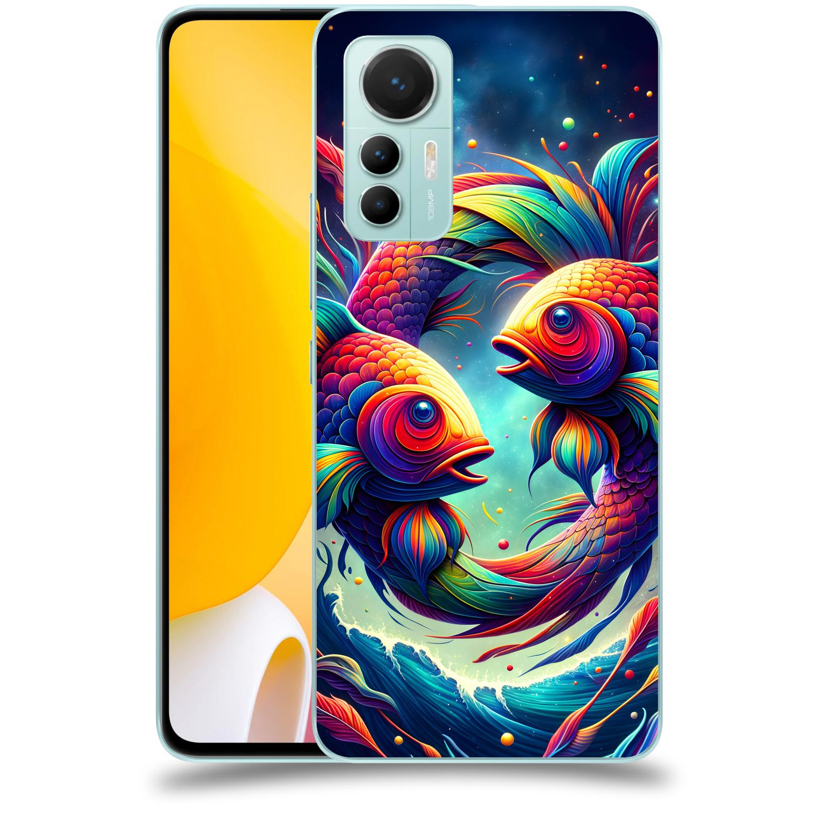 ACOVER Kryt na mobil Xiaomi 12 Lite - Ryby