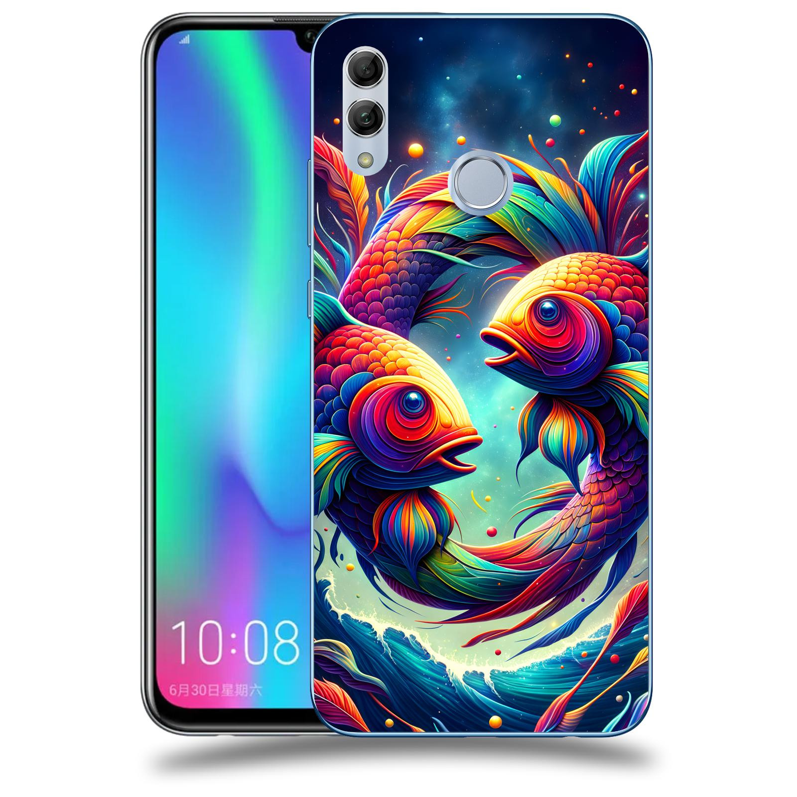 ACOVER Kryt na mobil Honor 10 Lite - Ryby
