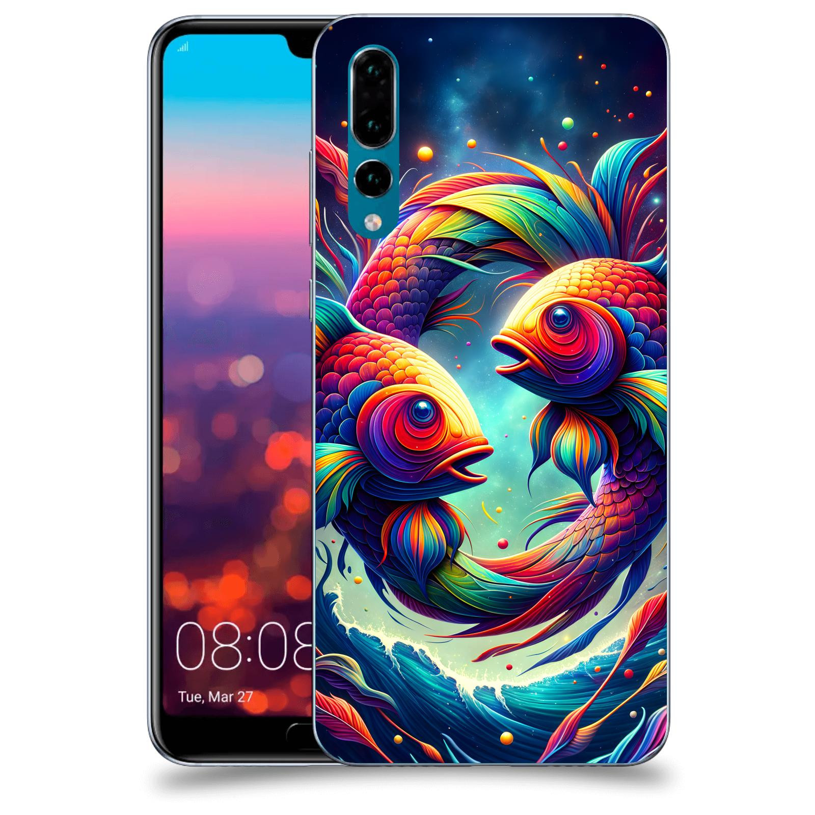 ACOVER Kryt na mobil Huawei P20 Pro - Ryby
