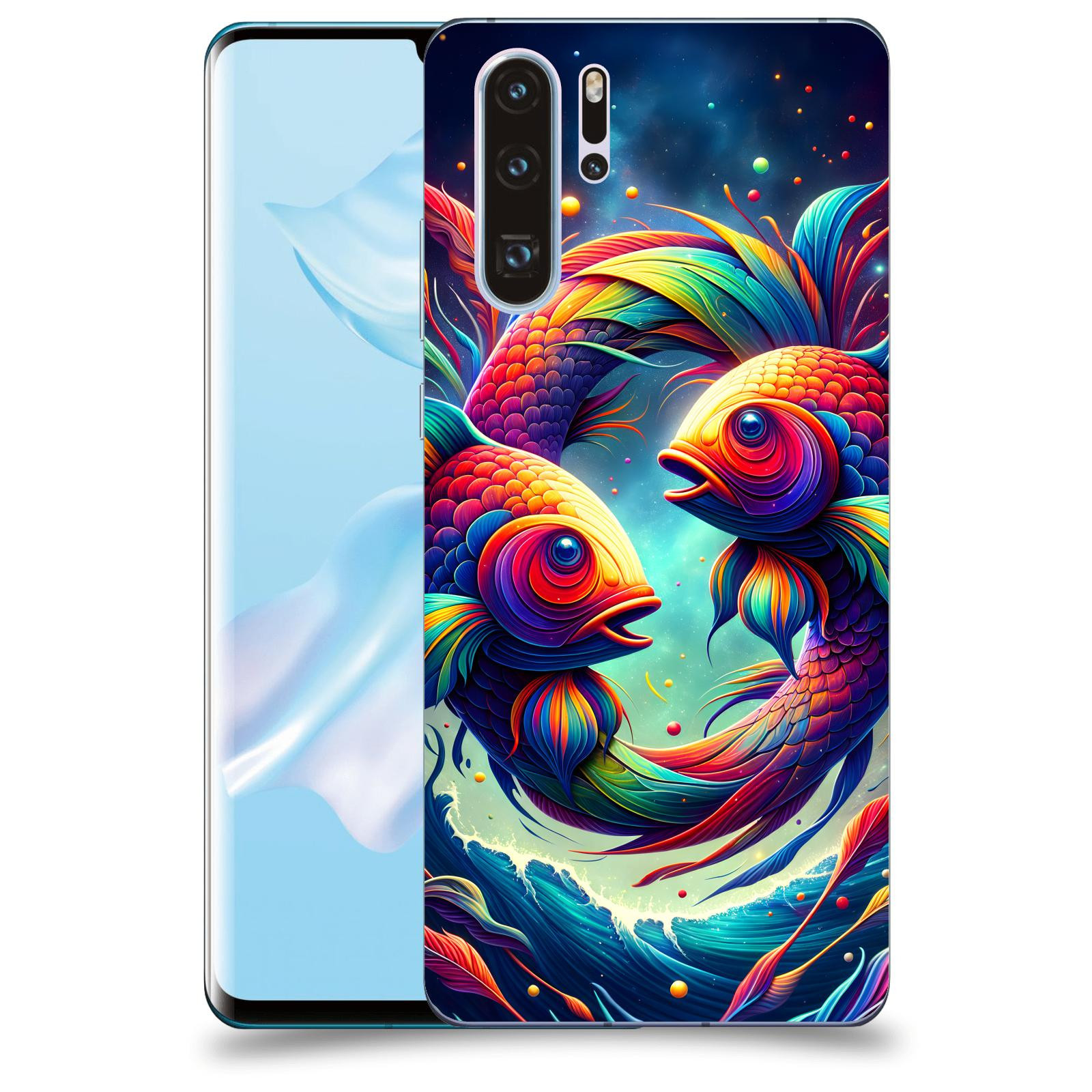 ACOVER Kryt na mobil Huawei P30 - Ryby