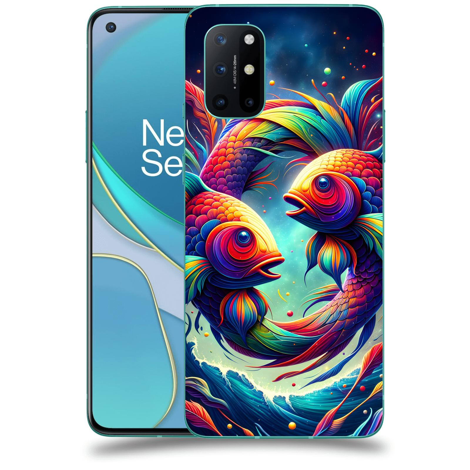 ACOVER Kryt na mobil OnePlus 8T - Ryby