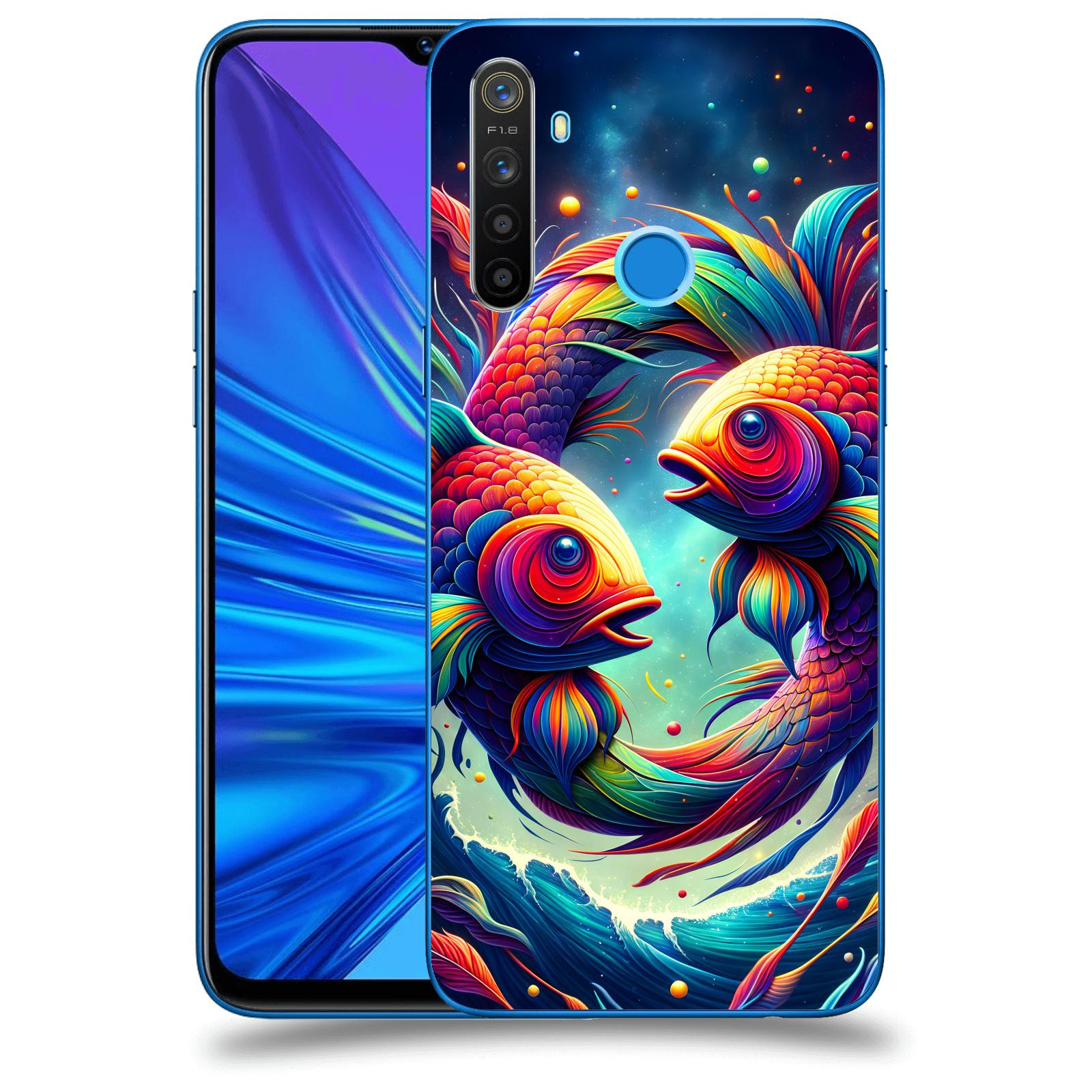ACOVER Kryt na mobil Realme 5 - Ryby