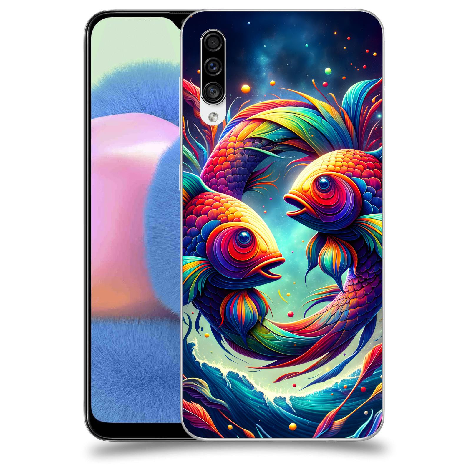 ACOVER Kryt na mobil Samsung Galaxy A30s A307F - Ryby