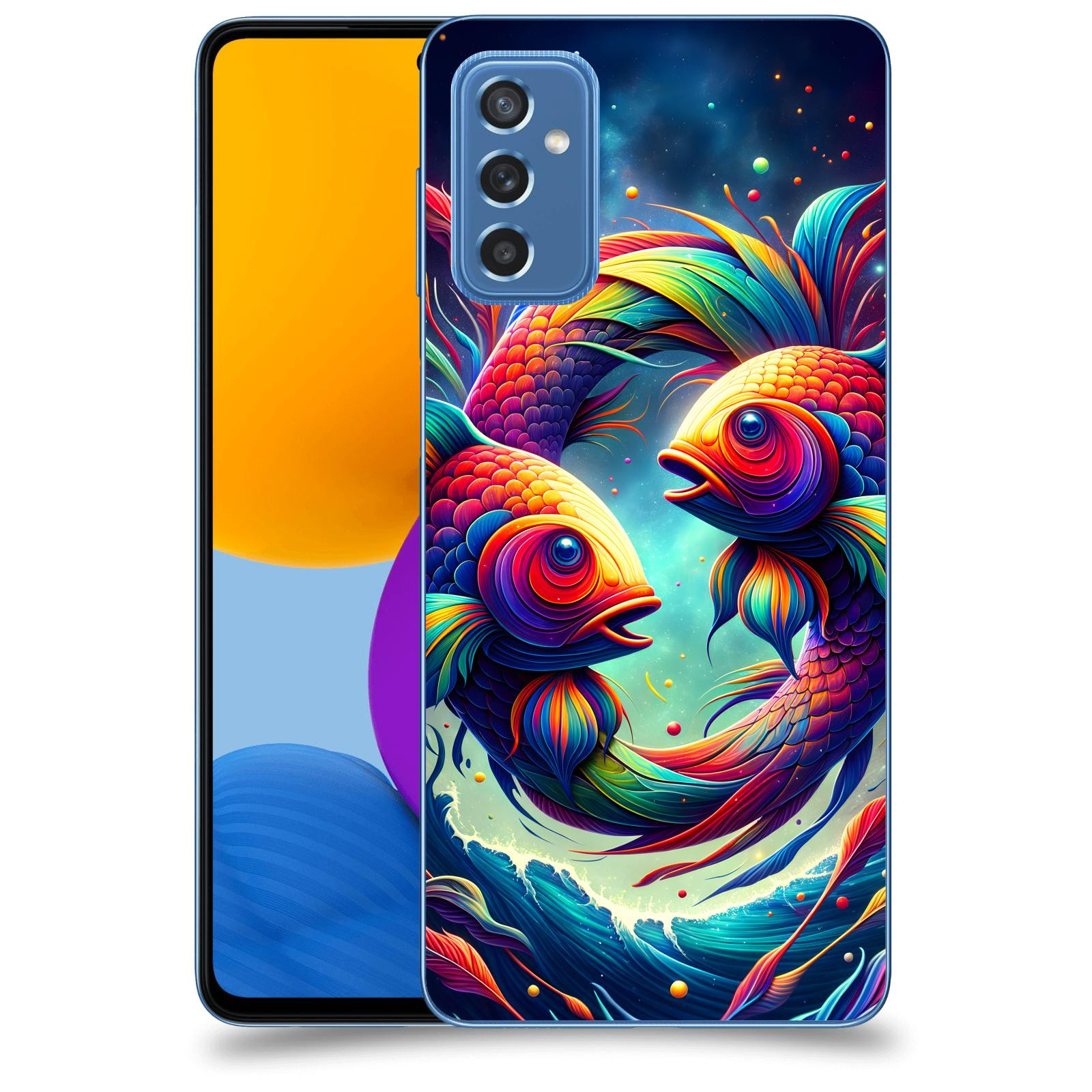 ACOVER Kryt na mobil Samsung Galaxy M52 5G - Ryby