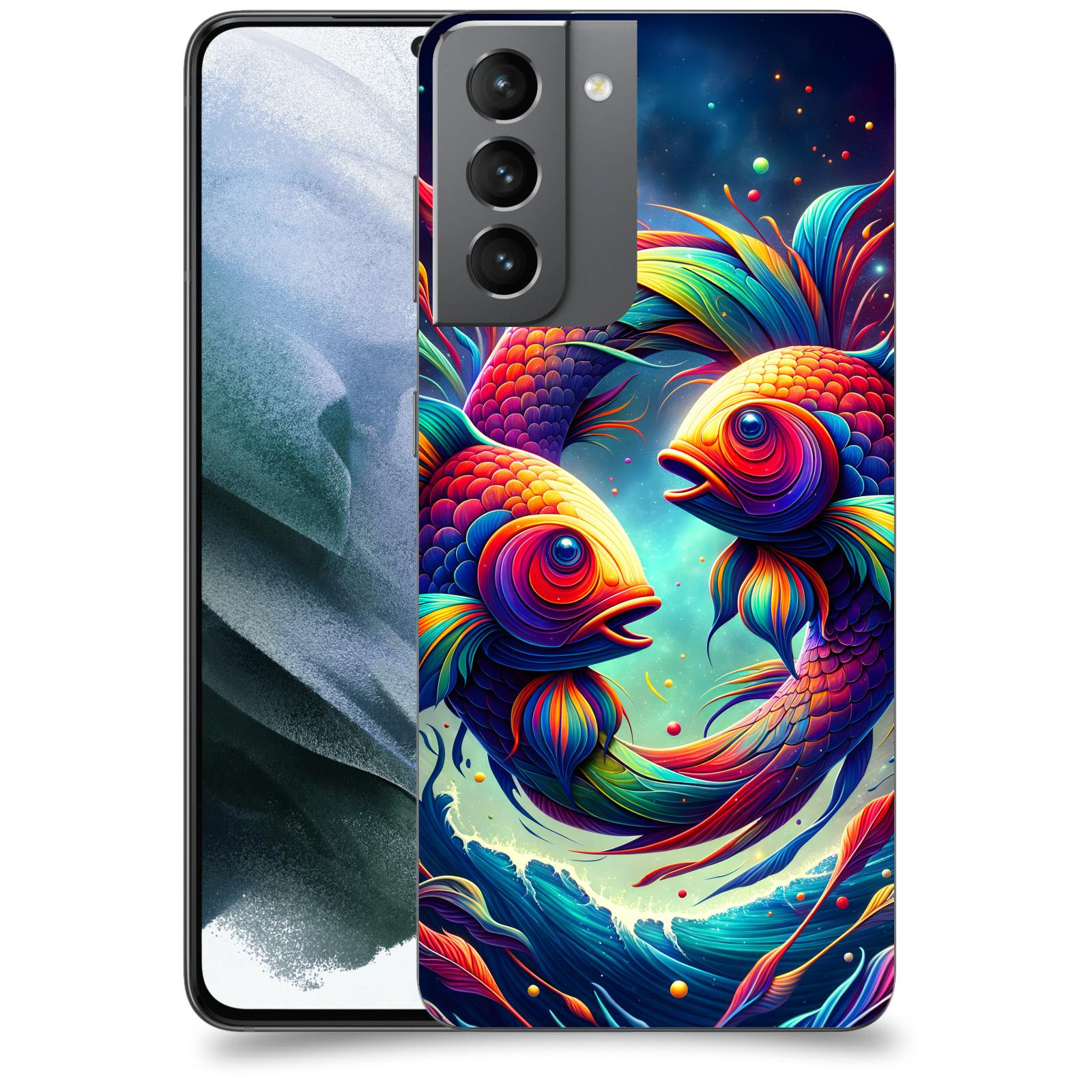 ACOVER Kryt na mobil Samsung Galaxy S21 G991B - Ryby